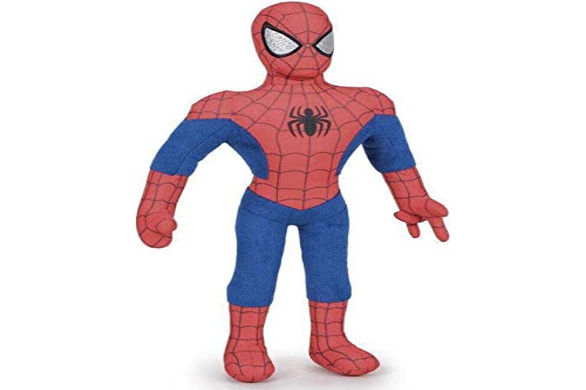 Spider-Man Plush Toy 34cm - Soft Marvel Superhero Stuffed Doll for Kids, Collectors & Fans | Perfect for Gifts, Bedroom Decor & Playtime