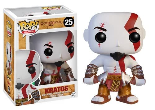 God of War Kratos Pop Vinyl Figure - Collectible Action Figure for Gamers & Fans - Perfect for Display, Gifts, and Gaming Room Decor