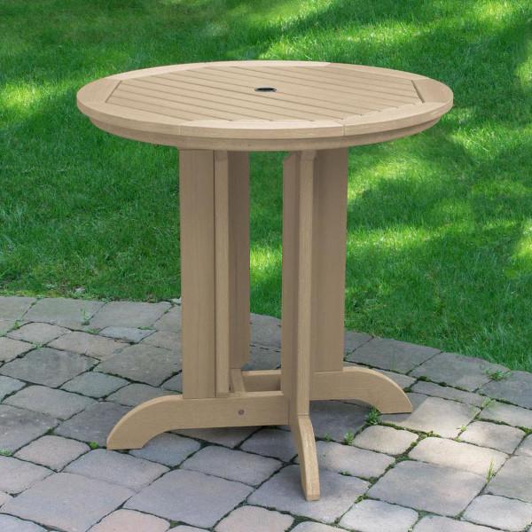 Lehigh 3-Piece Round Counter Height Outdoor Patio Dining Set with Weather-Resistant Chairs - Perfect for Backyard, Garden, and Poolside Entertaining