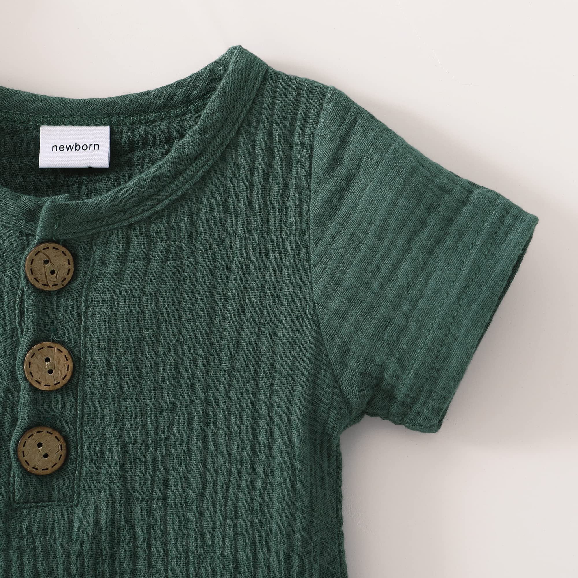 Adorable Newborn Baby Girl Summer Outfits - Short Sleeve Romper Jumpsuit & Bodysuit Set | Soft Cotton Infant Clothes for 0-12 Months | Perfect for Playdates, Photo Shoots & Everyday Wear