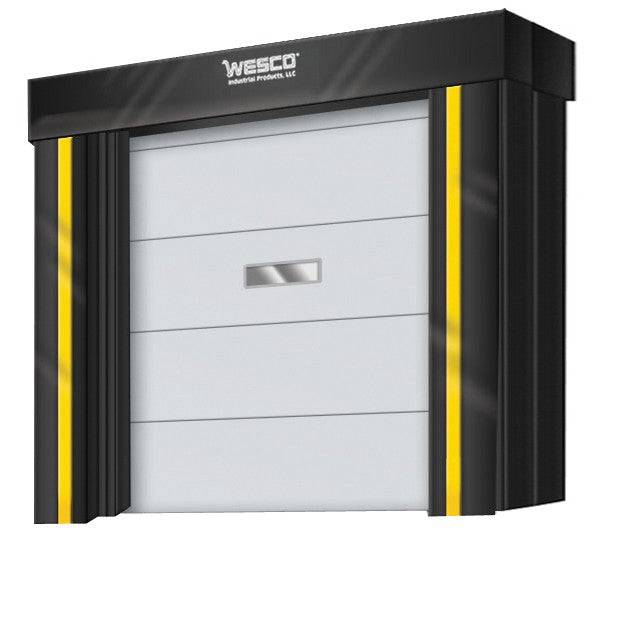 Heavy Duty Dock Seals for 9' High Roll Up Doors - Weatherproof Truck Loading Dock Shelter for Warehouse & Distribution Centers