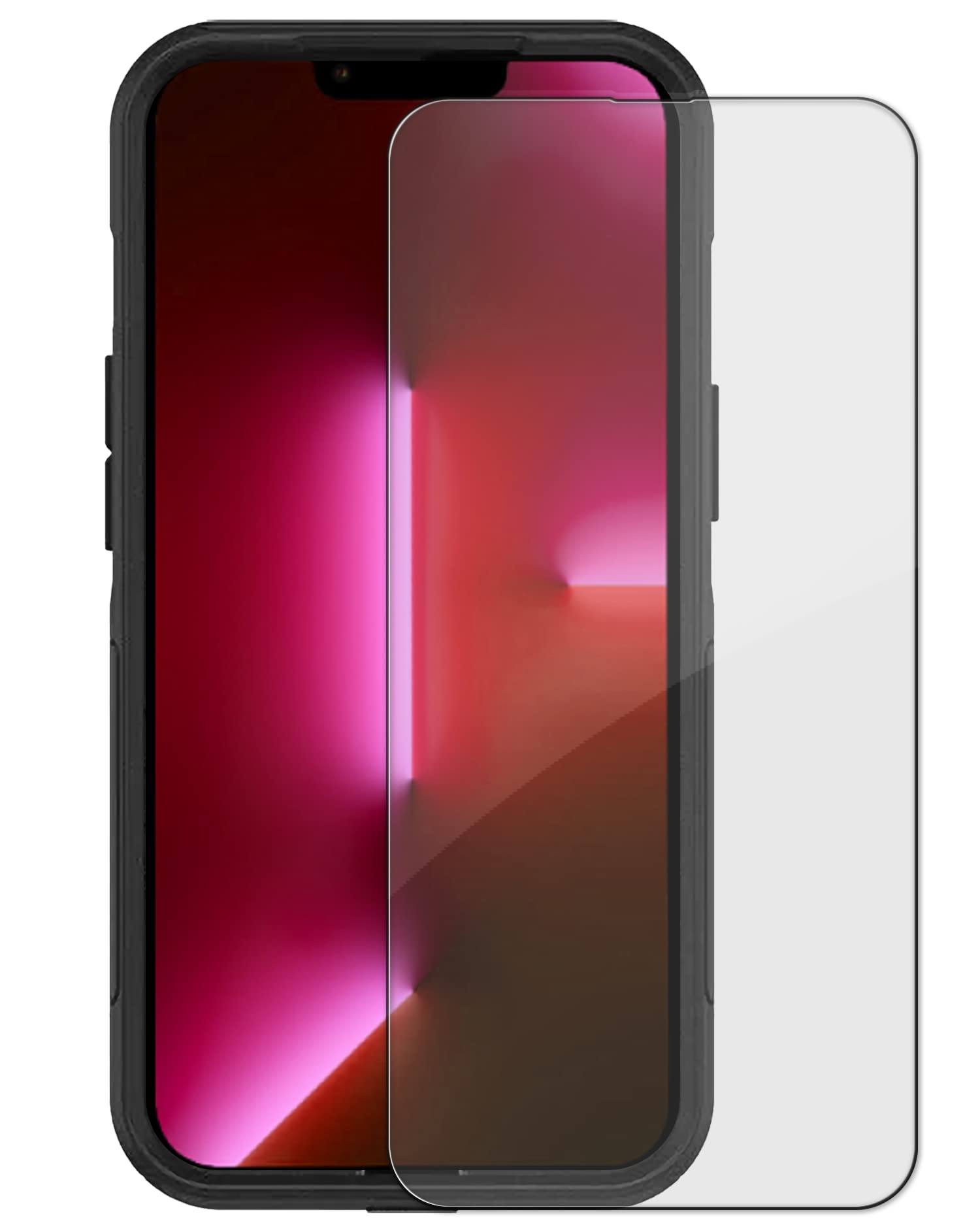 Premium Tempered Glass Screen Protector for Otterbox Commuter Case - iPhone 13 Pro Max - Ultra HD Clarity, Anti-Scratch & Bubble-Free - Perfect for Work, Travel & Everyday Protection