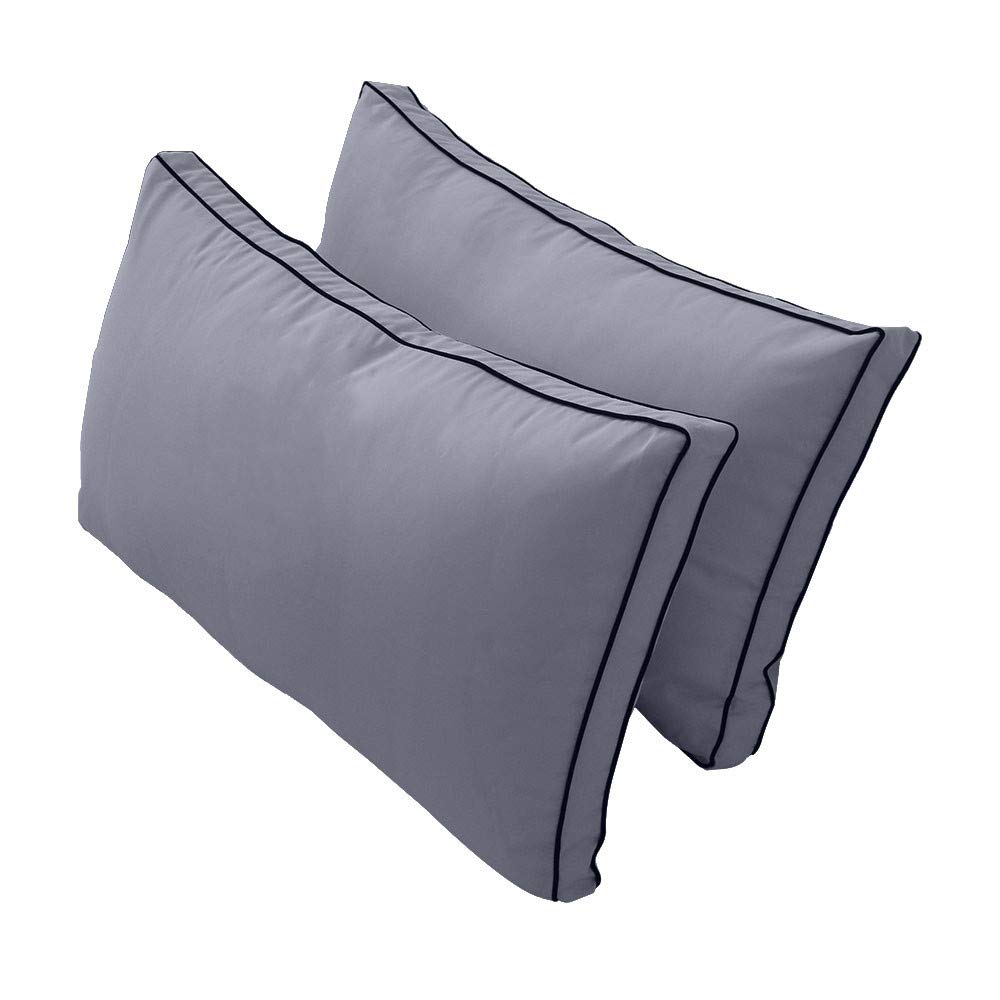 Prolinemax Outdoor Daybed Slipcover - Twin XL Size, Waterproof Mattress & Bolster Backrest Cushion Covers with Contrast Trim | Perfect for Patio, Poolside & Garden Furniture Protection (Model AD001)