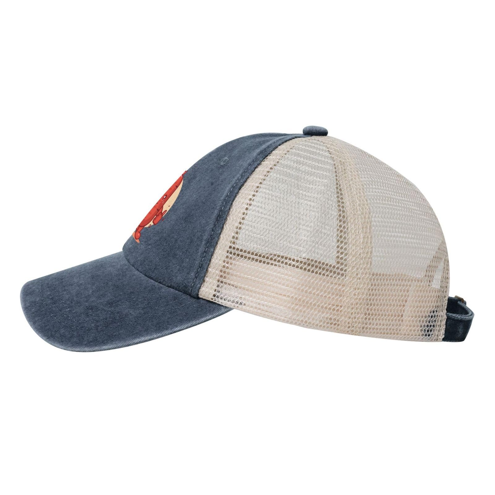 Cool Sausage Baseball Cap for Women & Men - Breathable Mesh-Back Retro Trucker Hat - Sun Protection Outdoor Hat for Sports, Fishing, Hiking, and Casual Wear