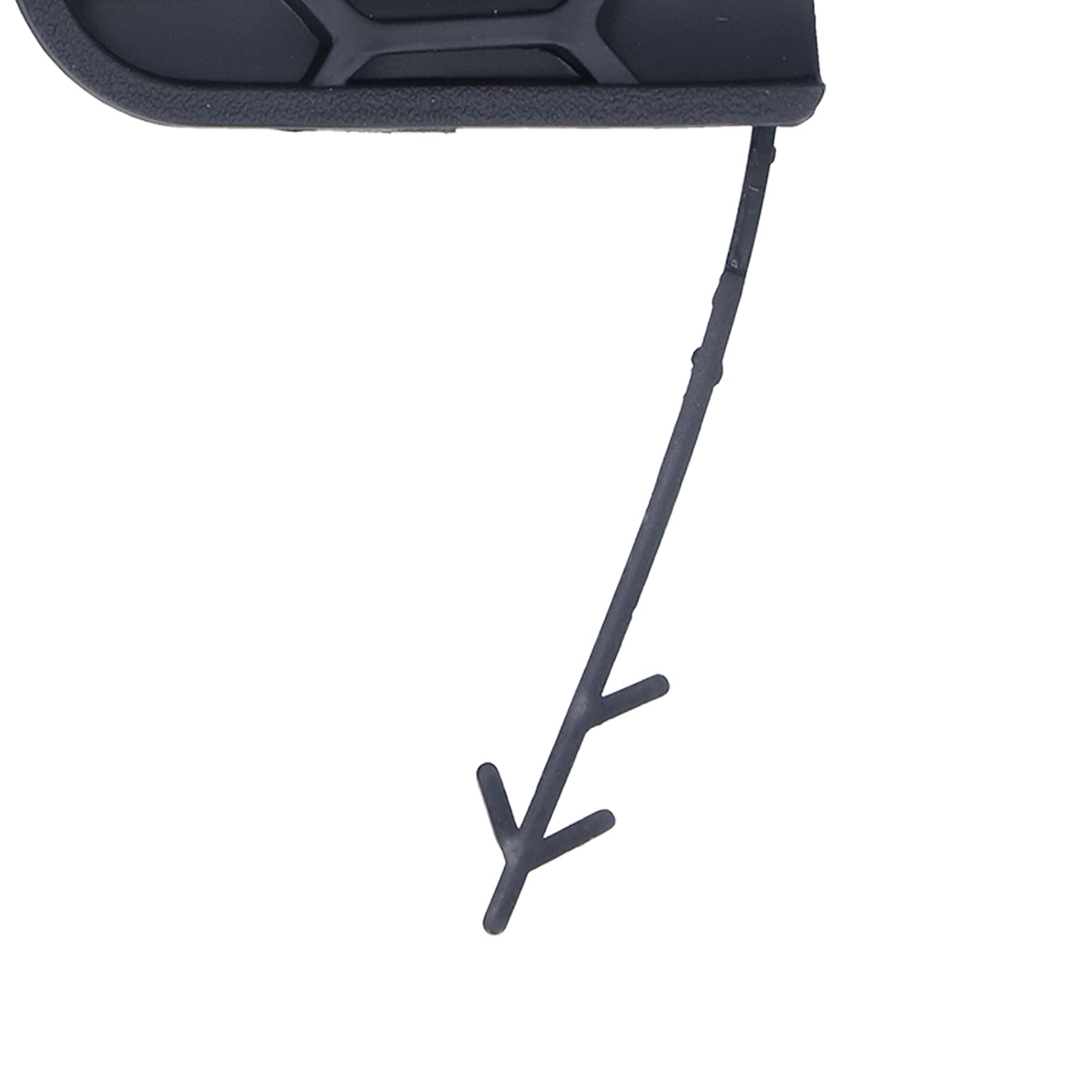Fydun Rear Bumper Tow Hook Cover - Black Replacement for Jeep Renegade 2015-2020 | 735645726 5VW91LXHAA | Durable Protection & Stylish Upgrade for Off-Road Adventures
