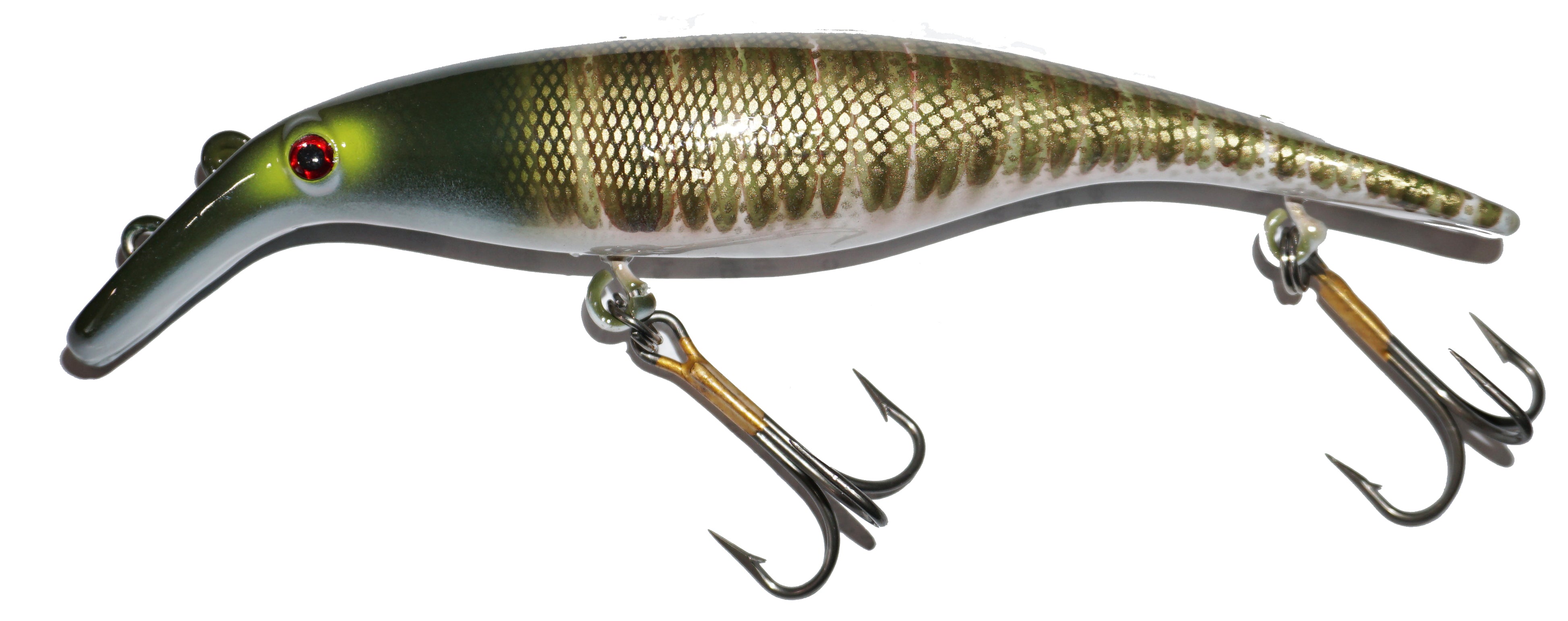 Big Bear Products Swim Whizz 8 Straight Crankbait Fishing Lure - Topwater Bass Fishing Bait for Freshwater & Saltwater - Perfect for Lakes, Rivers, and Ocean Fishing