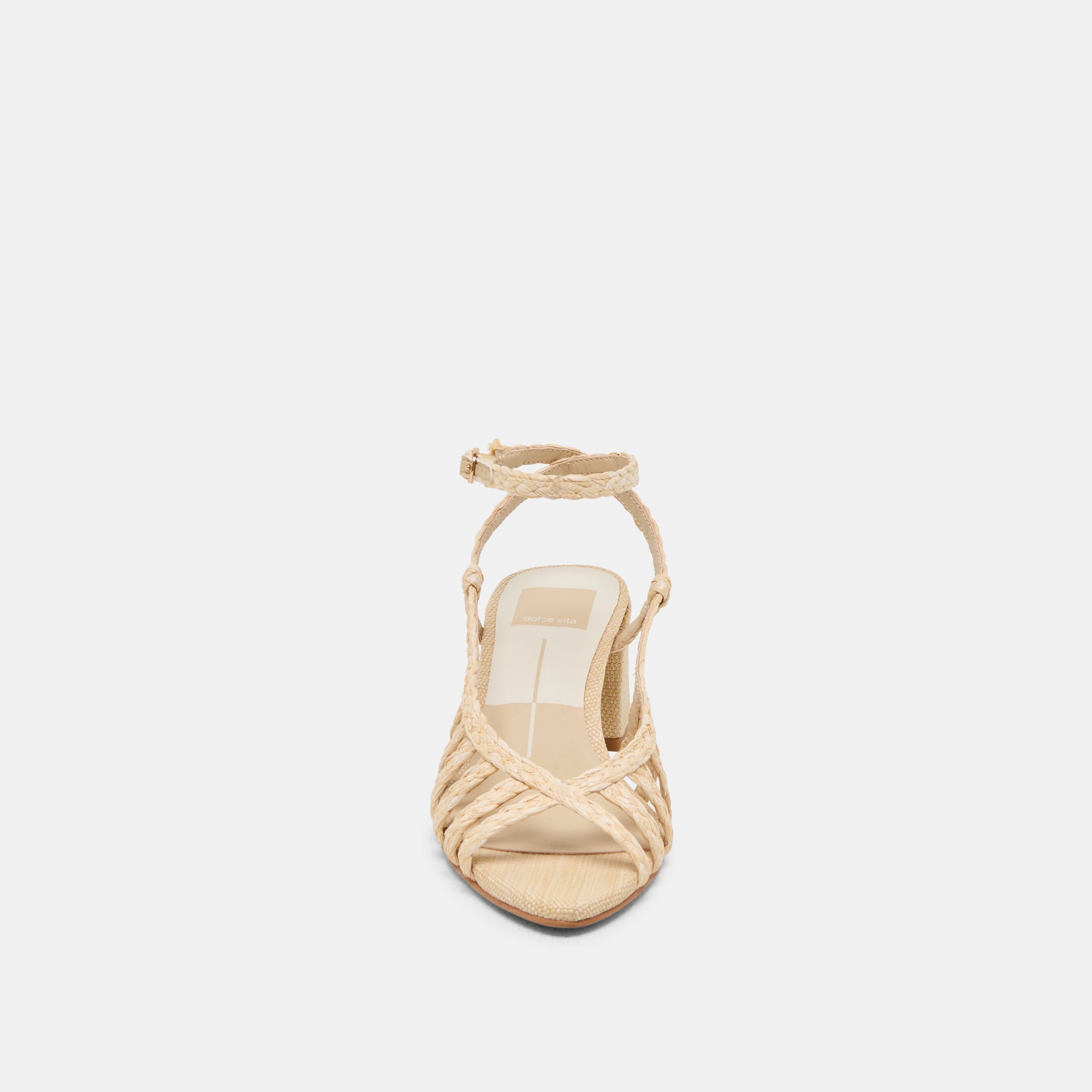 YASMIN Women's Natural Raffia Heels - Comfortable Summer Wedge Sandals for Beach, Vacation, and Casual Outings
