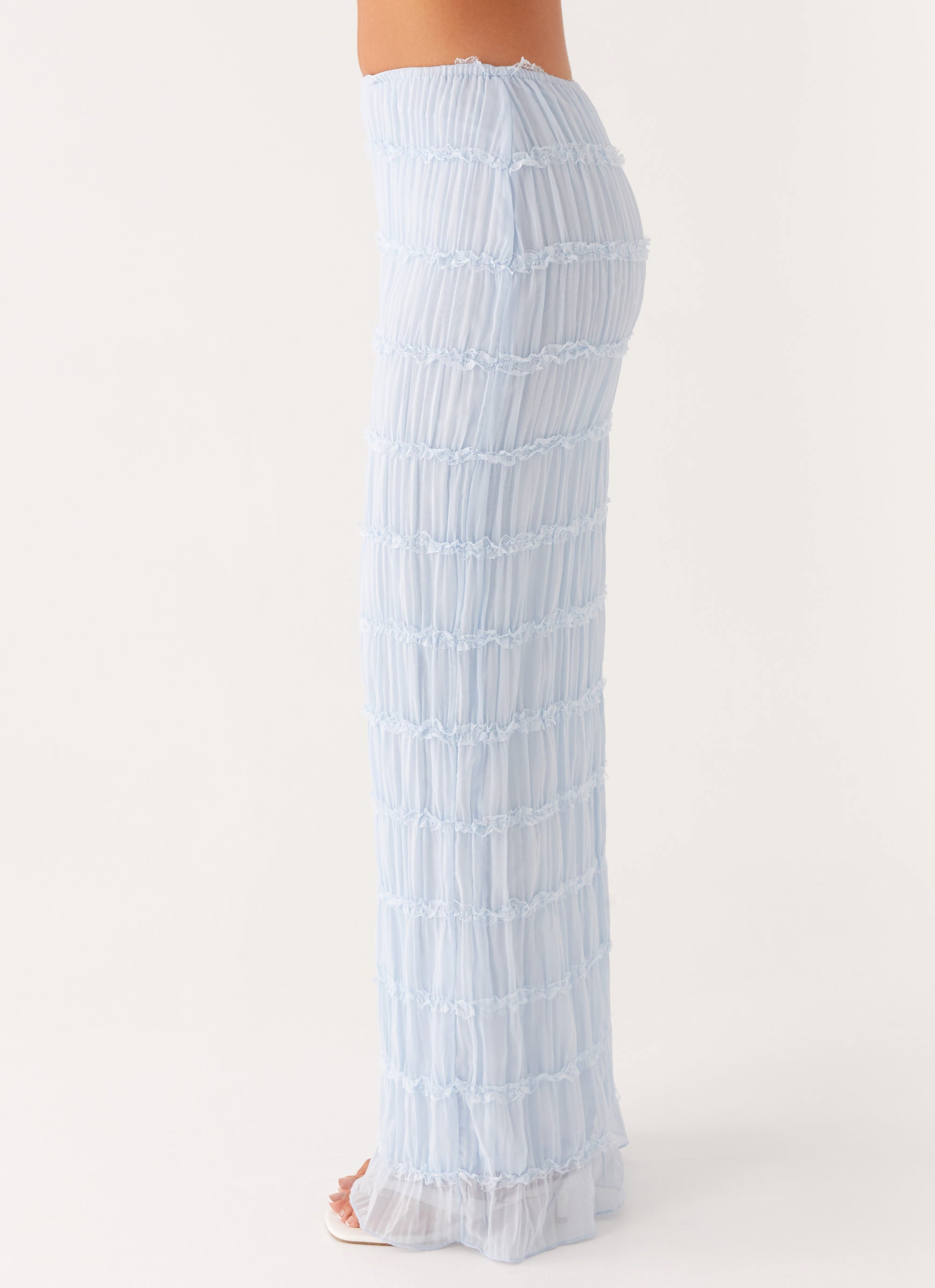 Daydreaming Low Rise Maxi Skirt - Blue | Flowy Boho Long Skirt for Women | Perfect for Beach, Music Festivals & Summer Outfits