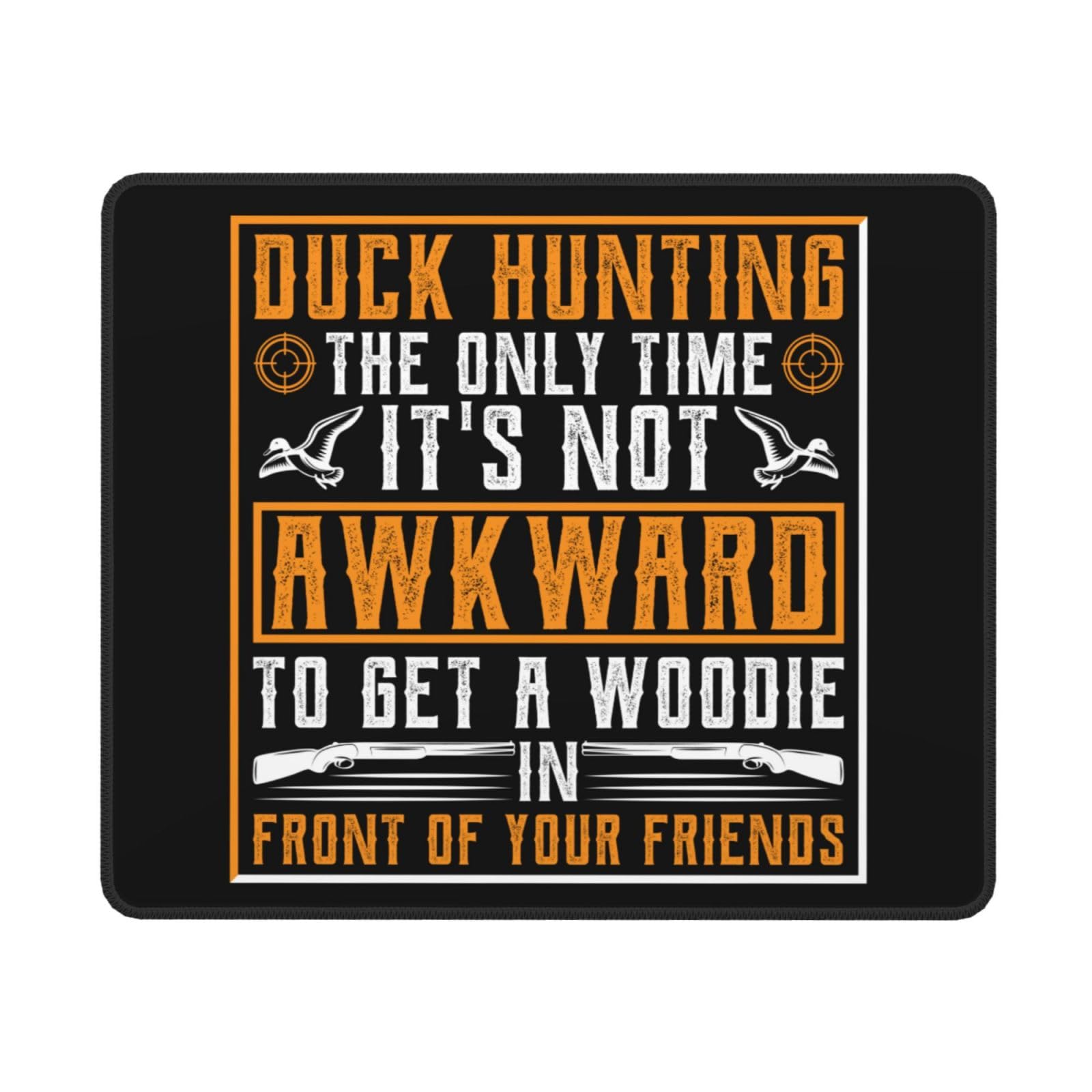Duck Hunting Mouse Pad - Waterproof Non-Slip Rubber Base, 10x12 Inch Gaming & Office Mousepad for PC/Laptop | Perfect for Gamers, Hunters & Office Workers
