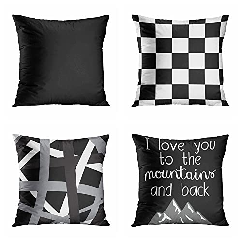 Black White