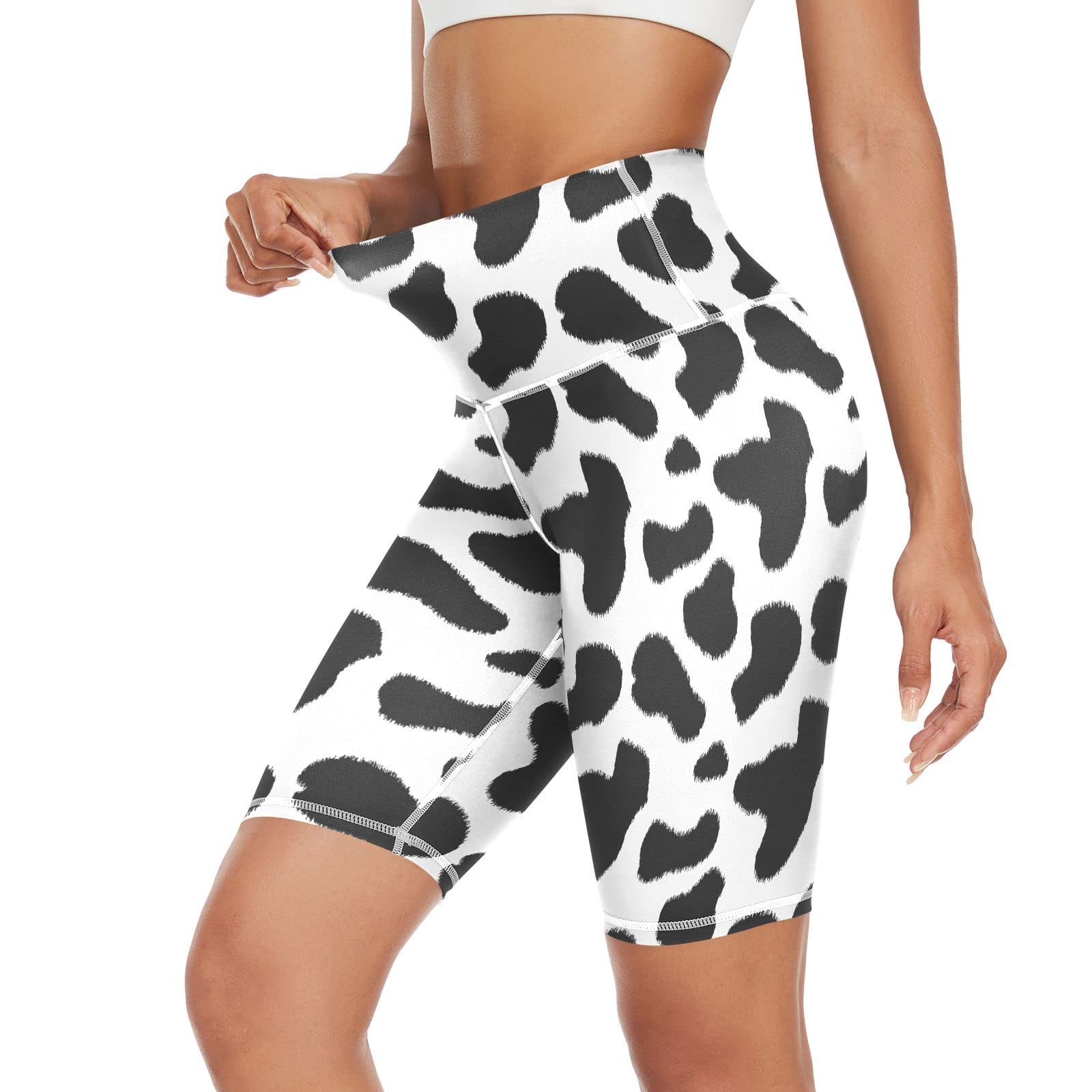 High Waist Yoga Shorts for Women - Breathable Athletic Shorts with Hidden Pockets - Perfect for Yoga, Running & Gym Workouts
