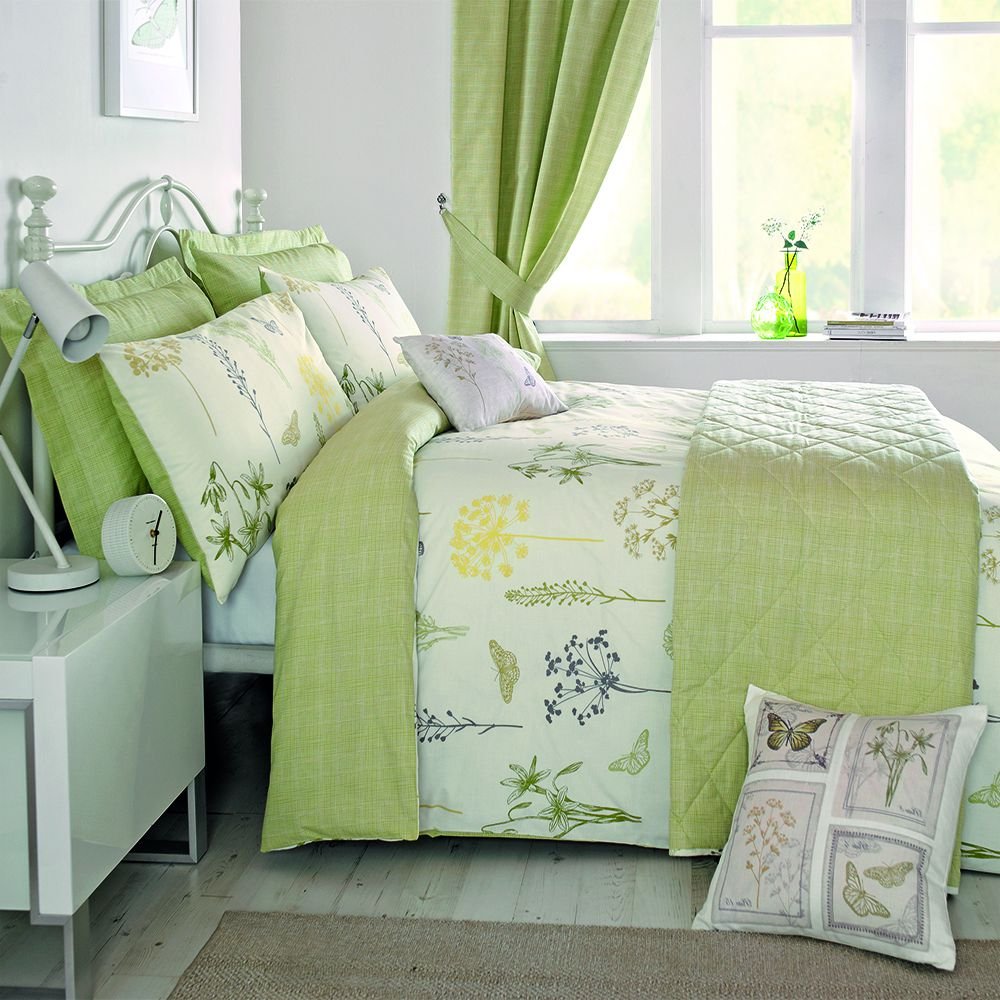 Dreams 'n' Drapes 'Botanique' Floral Curtains 66x72 Inches - Elegant Window Treatment for Living Room & Bedroom