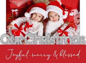 Malden International Designs Christmas Picture Frame - Red Holiday Photo Frame for Family Memories, Perfect for Christmas Decorations & Gifts