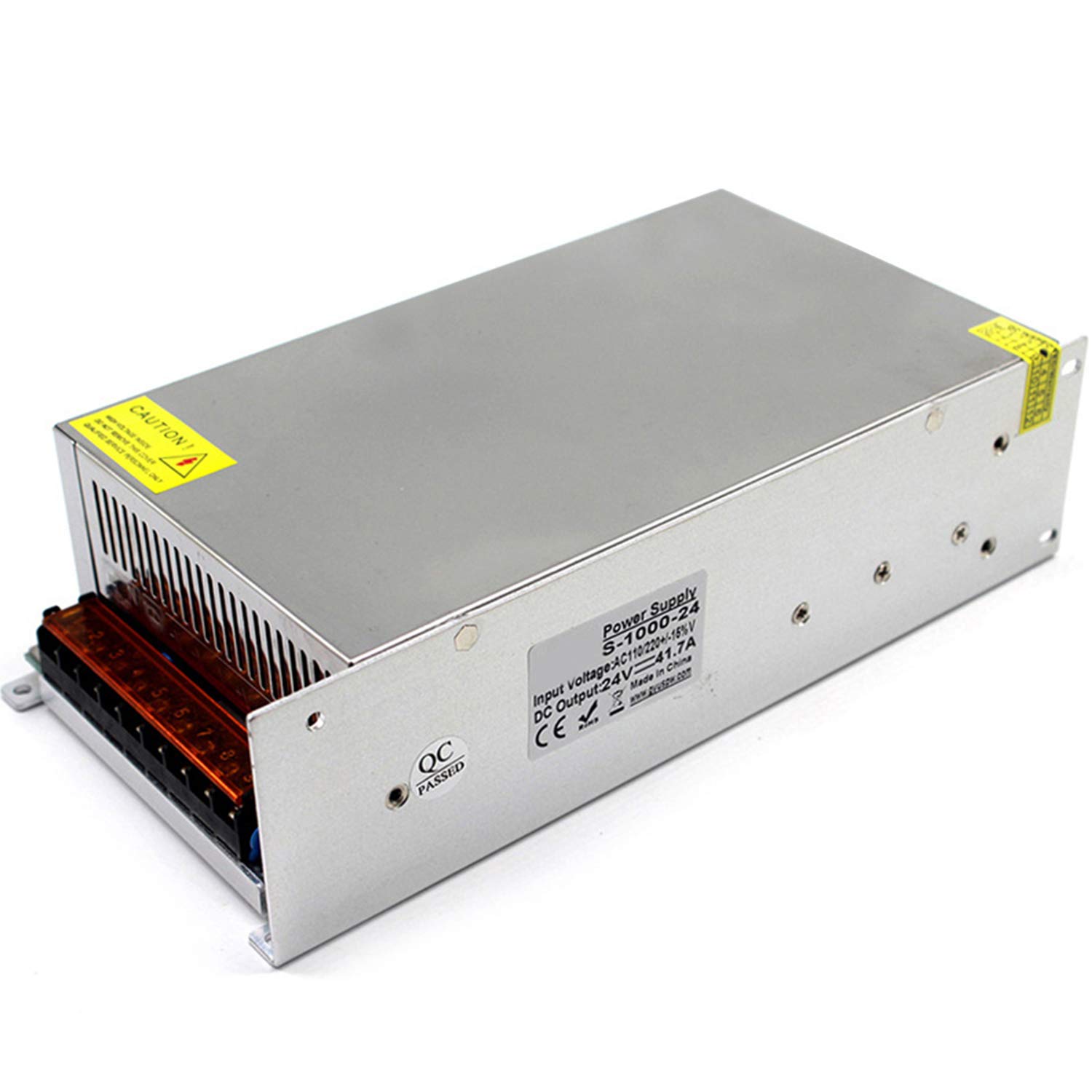 1000W 24V 41.7A Universal Regulated Switching Power Supply - EAGWELL DC Power Driver for CCTV, Radio, Computer, 3D Printer, LED Strips | Perfect for Home Security Systems, DIY Electronics & Industrial Equipment