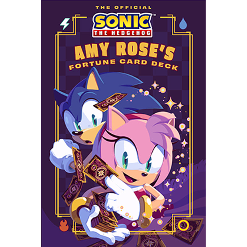 Official Sonic the Hedgehog Amy Rose Fortune Card Deck - Collectible Trading Cards for Fans, Gaming & Gift Giving