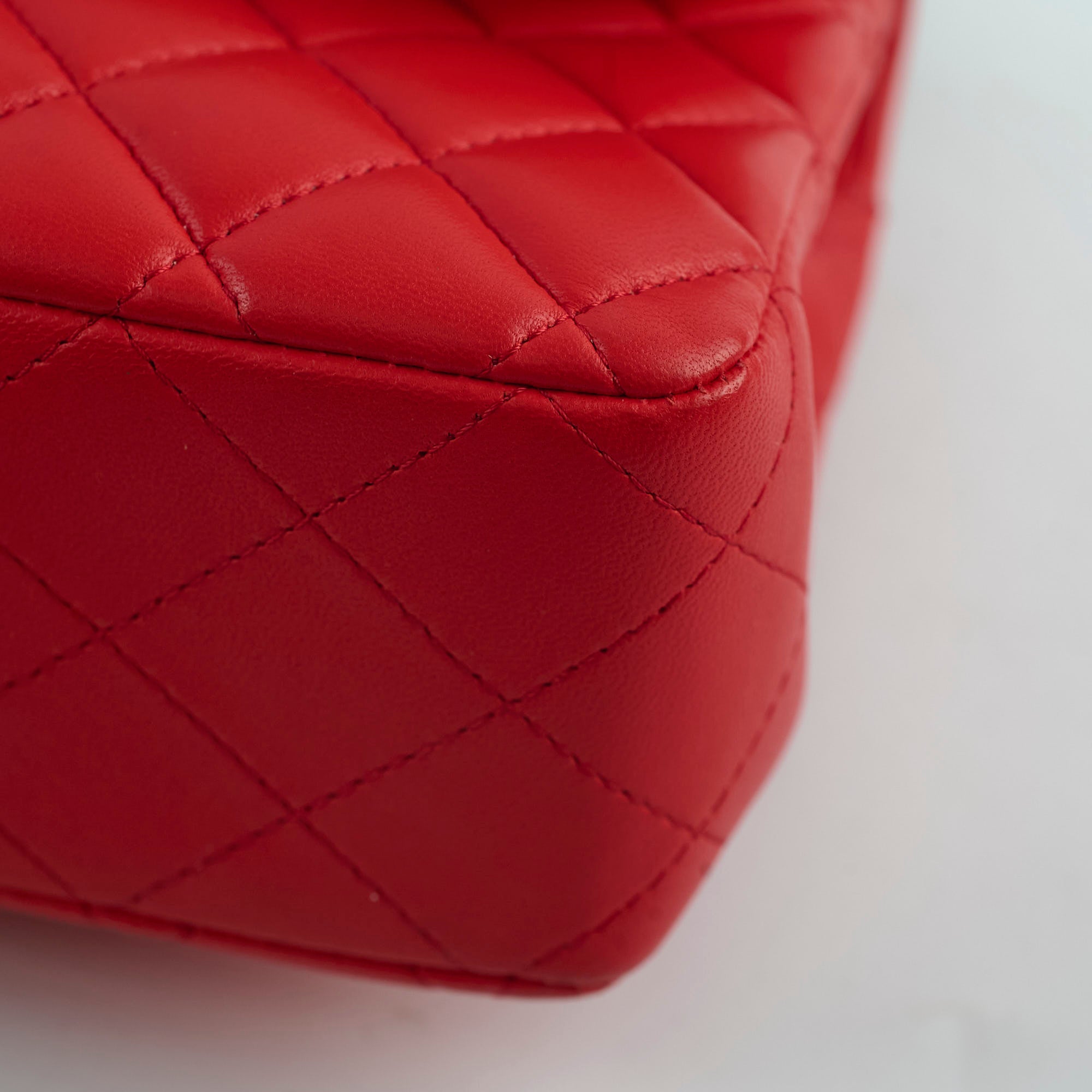 Chanel Medium Classic Flap Bag in Red Lambskin Leather - Luxury Handbag for Women, Perfect for Parties, Dates & Special Occasions