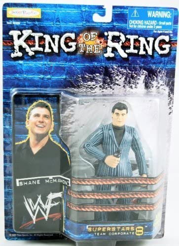 1999 WWF Jakks Pacific Superstars Series 8 Team Corporate Shane McMahon Action Figure - Collectible Wrestling Toy for WWF Fans & Nostalgic Gift for Wrestling Enthusiasts