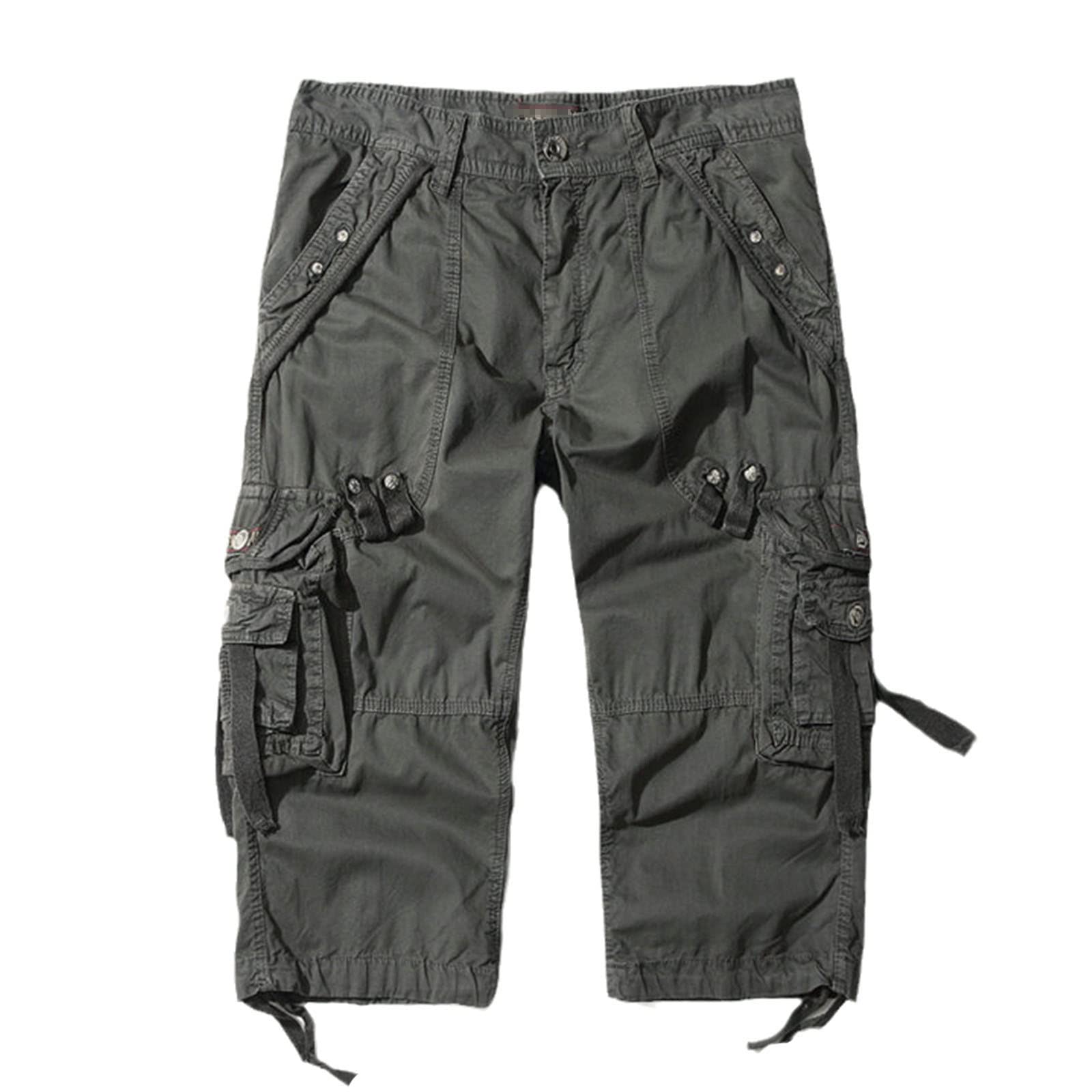 **Men's Camo Cargo Shorts - Breathable Loose Fit Summer Shorts Without Belt for Outdoor Hiking, Camping & Casual Wear**