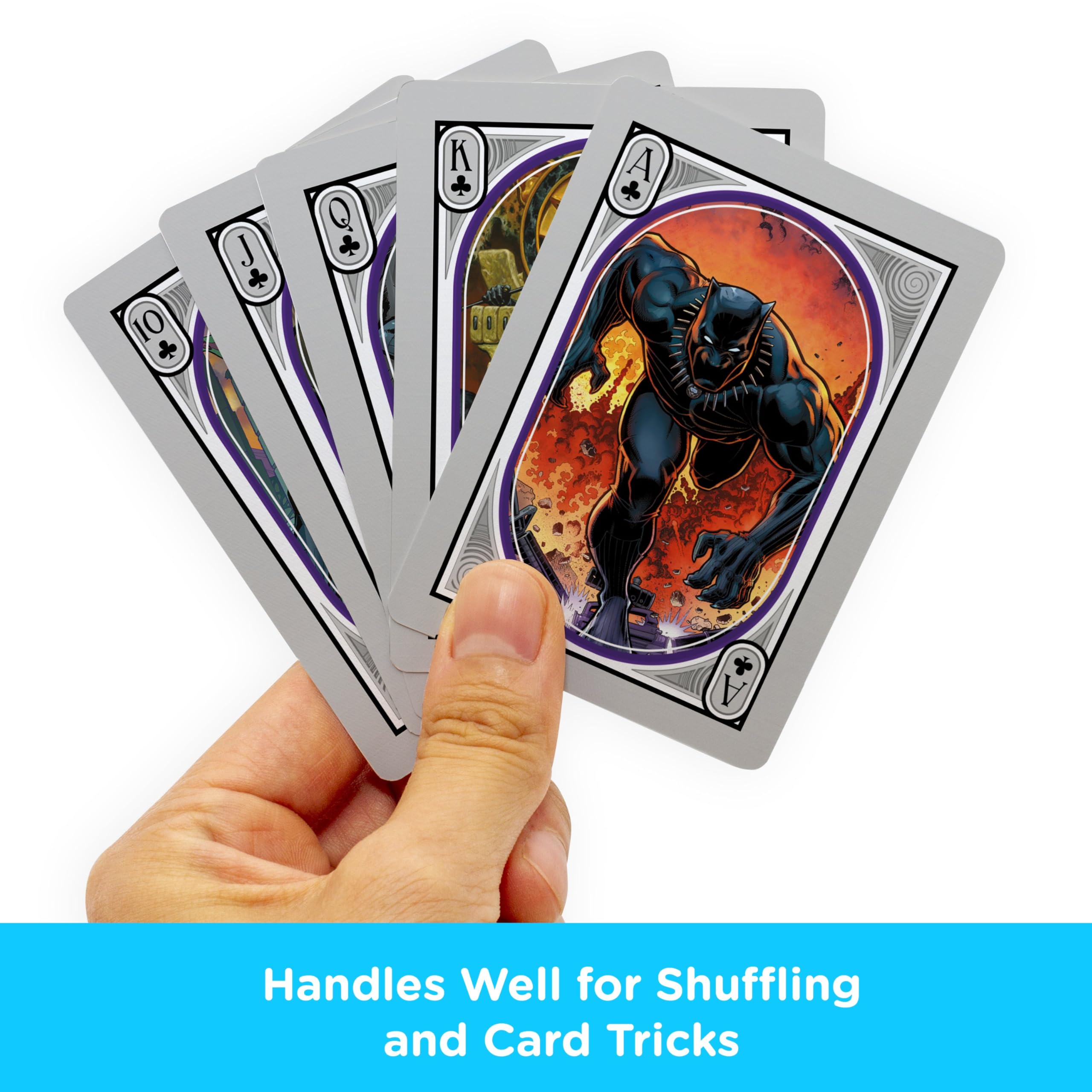 Marvel Comics Black Panther Playing Cards - Official Licensed Deck for Poker, Blackjack & Card Games - Collectible Black Panther Themed Cards for Fans & Gamers - Perfect for Game Nights, Parties & Marvel Collections