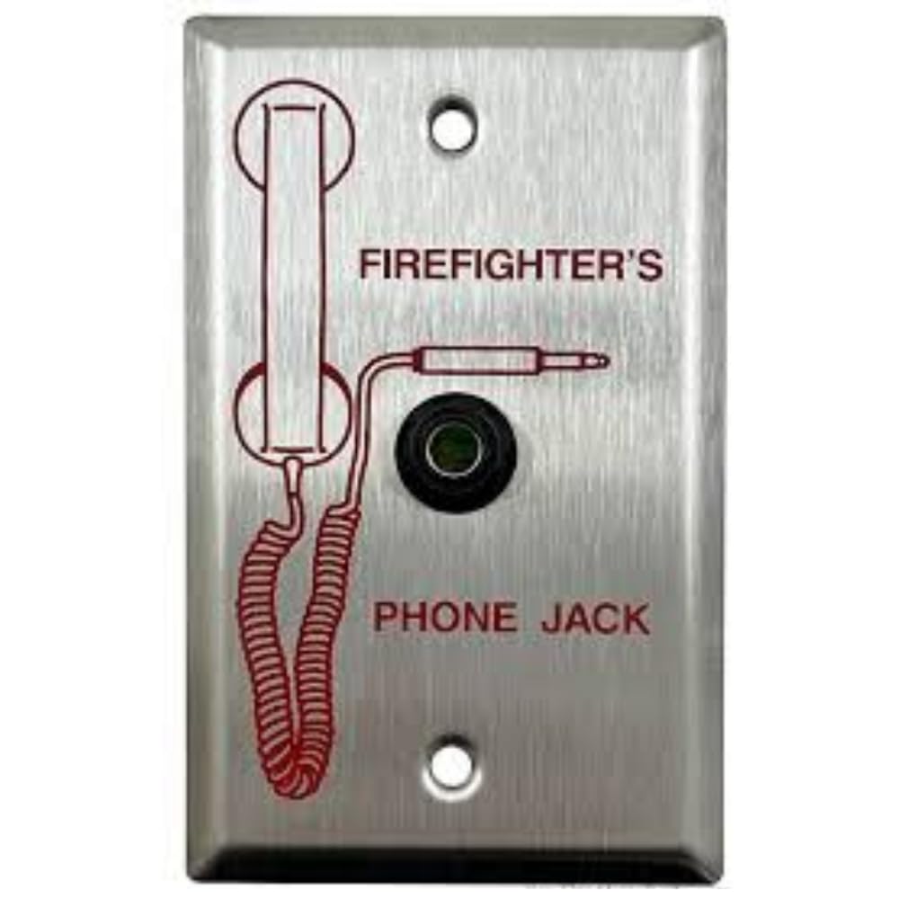 Fireman's Phone Jack (FPJ) - Emergency Communication Device for Firefighters - Ideal for Fire Stations, Emergency Response & Safety Scenarios