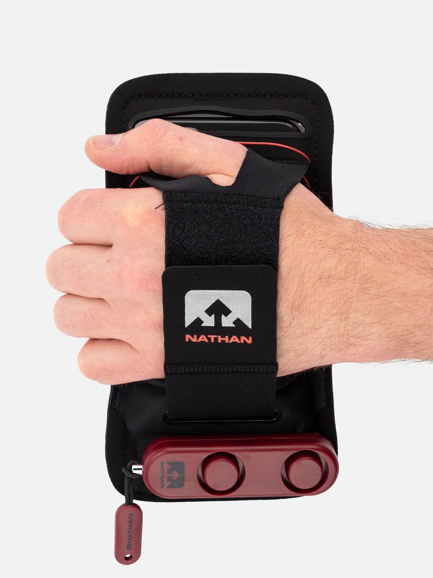 SaferRun Ergonomic Handheld Phone Carrier - Secure & Comfortable Grip for Running, Hiking, and Outdoor Activities | Perfect for iPhone & Android Smartphones