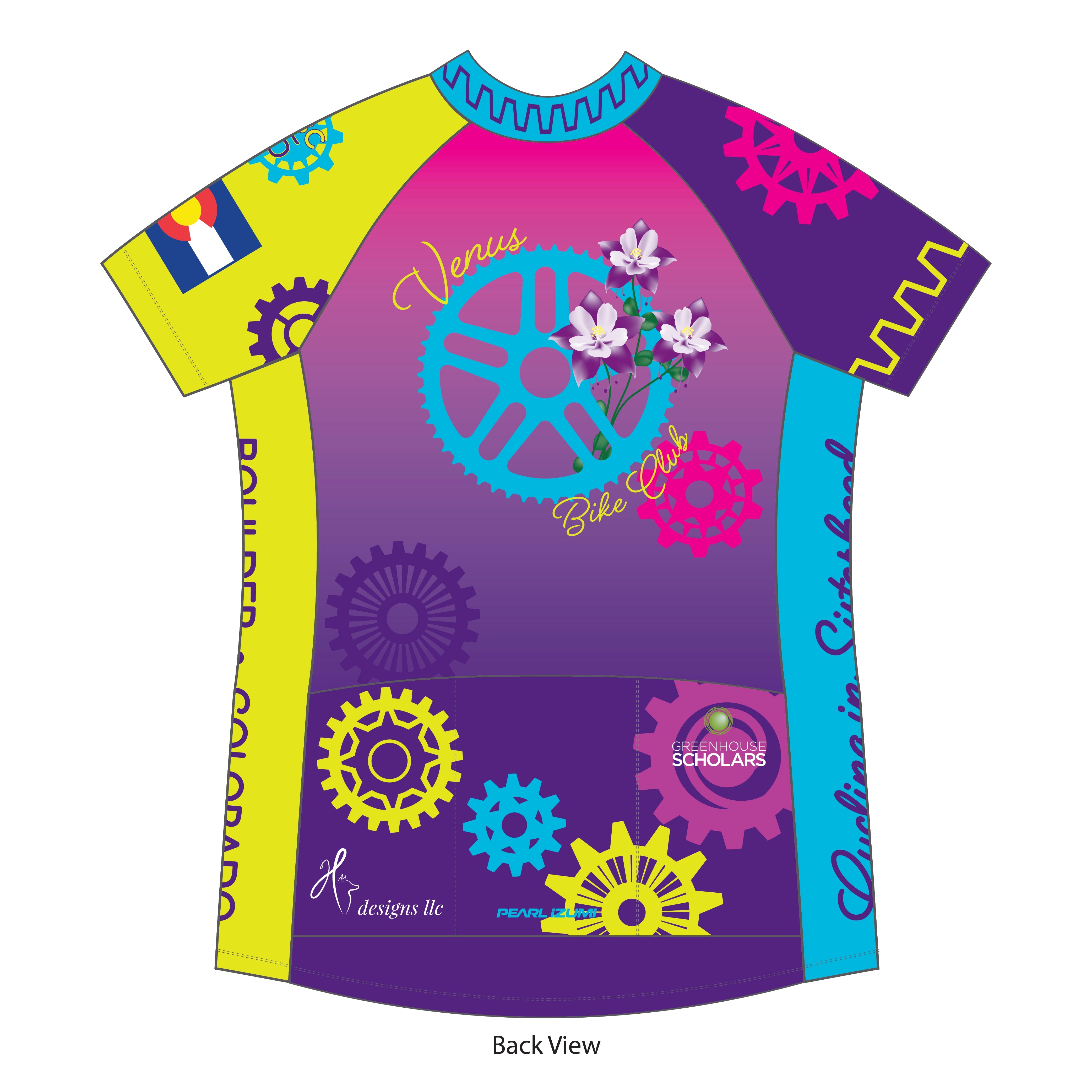 Women's Classic LTD Jersey - Venus Bike Club 25 | Comfortable Cycling Shirt for Women | Perfect for Road Biking, Mountain Biking & Outdoor Sports