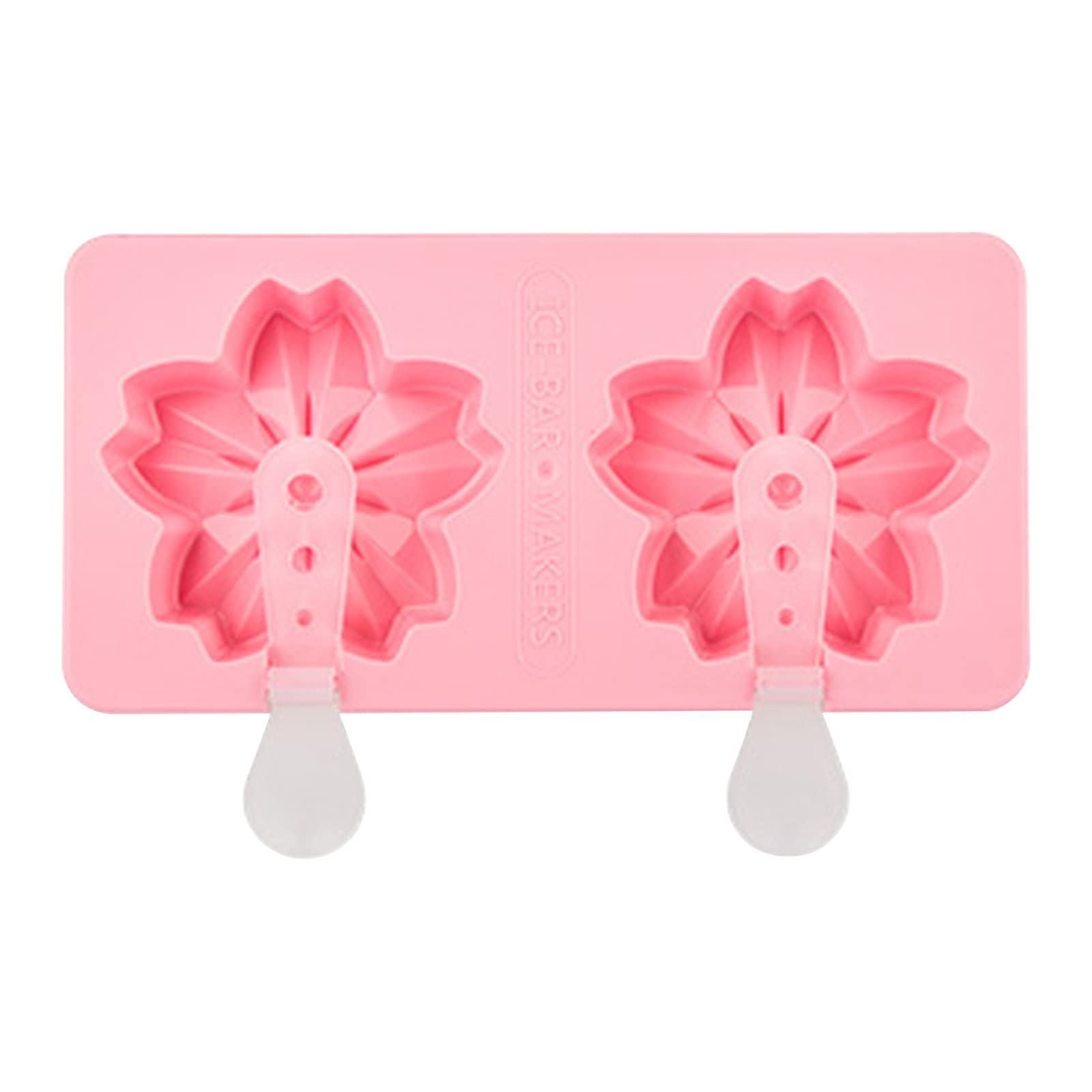 2 Cell Ice Cream Maker Lolly Mold Tray - DIY Frozen Ice Cream Molds for Kids & Adults - Perfect for Homemade Popsicles, Summer Treats, and Party Desserts
