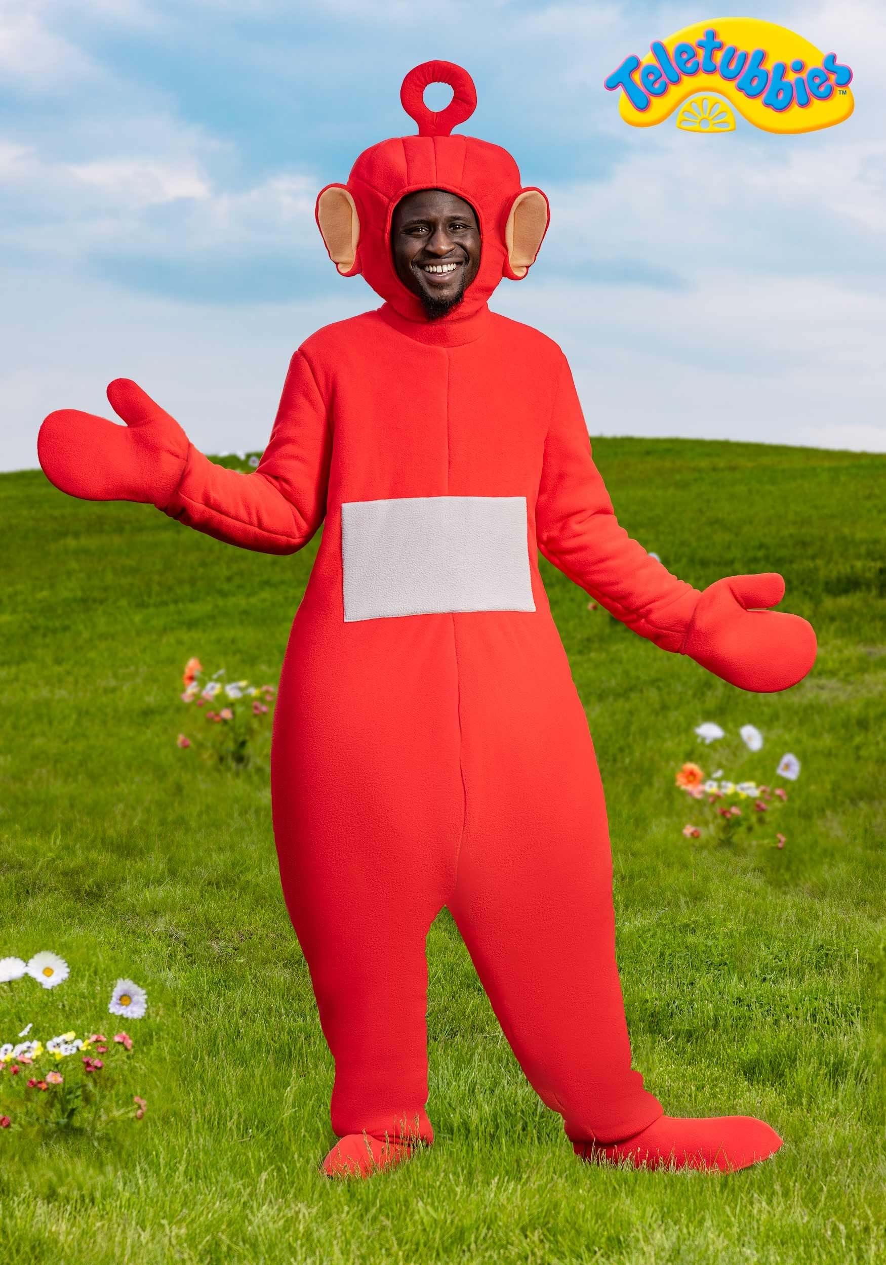 Teletubbies Adult Po Costume - Unisex Halloween Outfit for Men & Women | 90s Nostalgia Cosplay | Perfect for Halloween Parties, Cosplay Events & Themed Gatherings