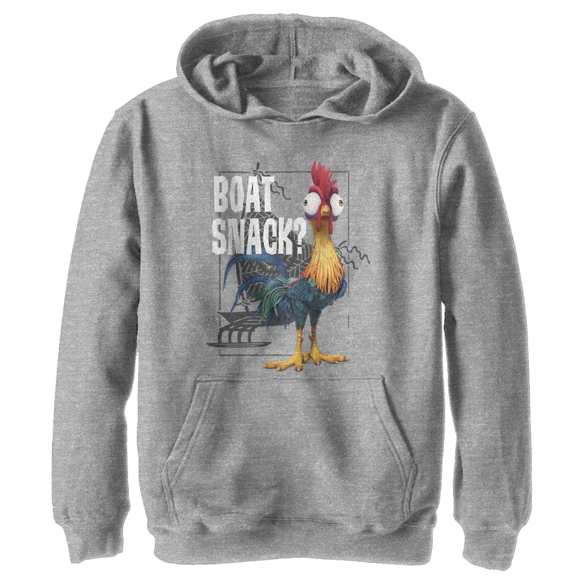 Boys Moana Hei Hei Boat Snack Pullover Hoodie - Disney Character Costume Hooded Sweatshirt for Kids Birthday & Halloween
