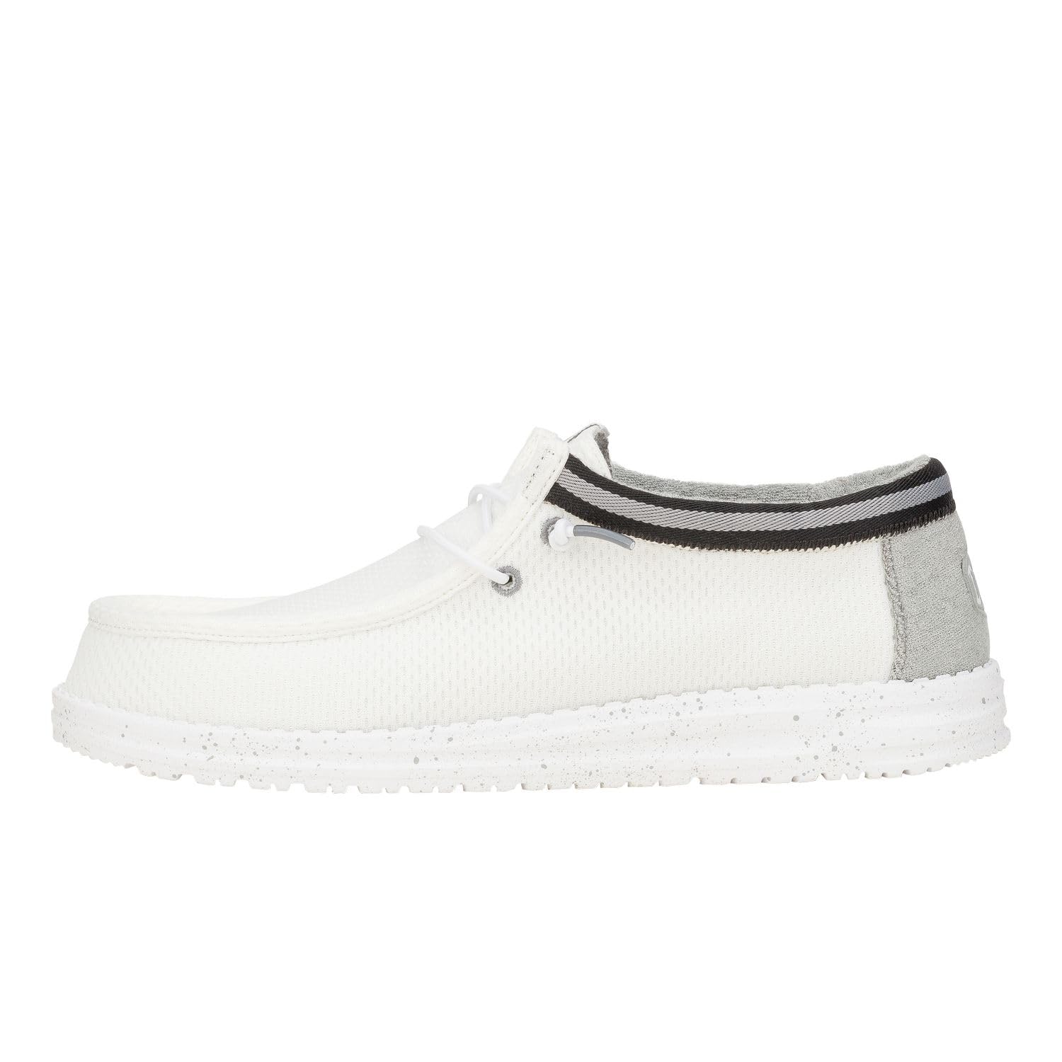 Hey Dude Men's Wally Varsity Slip-On Loafers - Lightweight Comfortable Casual Shoes for Men | Perfect for Walking, Travel & Everyday Wear