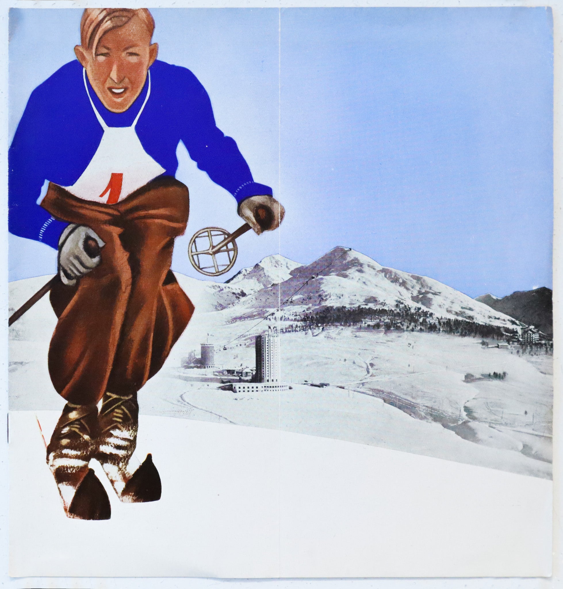 Vintage 1930s Italian Travel and Tourism Pamphlet - Rare Sestriere Ski Resort Brochure | Perfect for Collectors, History Buffs & Home Décor | Antique Travel Memorabilia