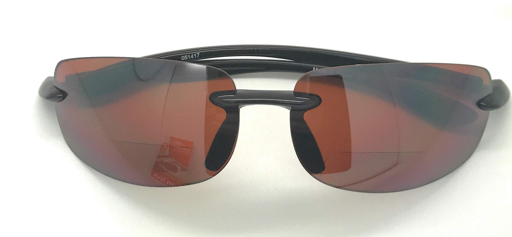 Bifocal Sunglasses for Men & Women - Rimless Wrap-Around Reading Glasses with UV Protection - Perfect for Driving, Fishing & Outdoor Activities