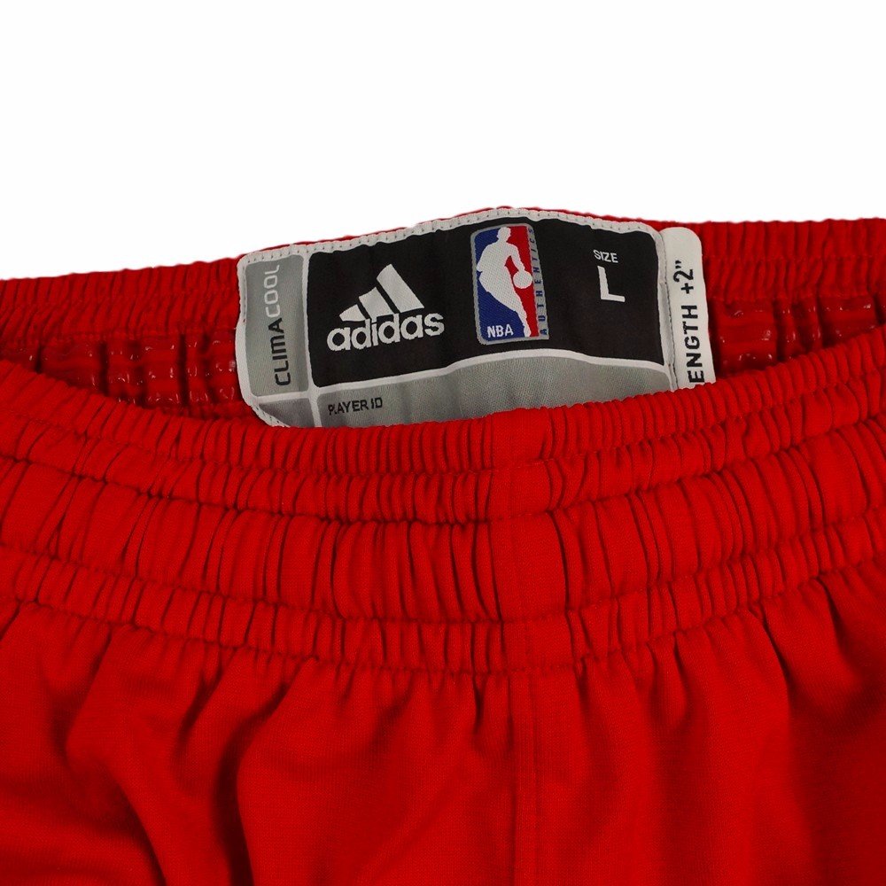 adidas NBA Brooklyn Nets Men's Authentic On-Court Climacool Game Shorts - Red | Breathable Basketball Shorts for Training, Gym & Casual Wear