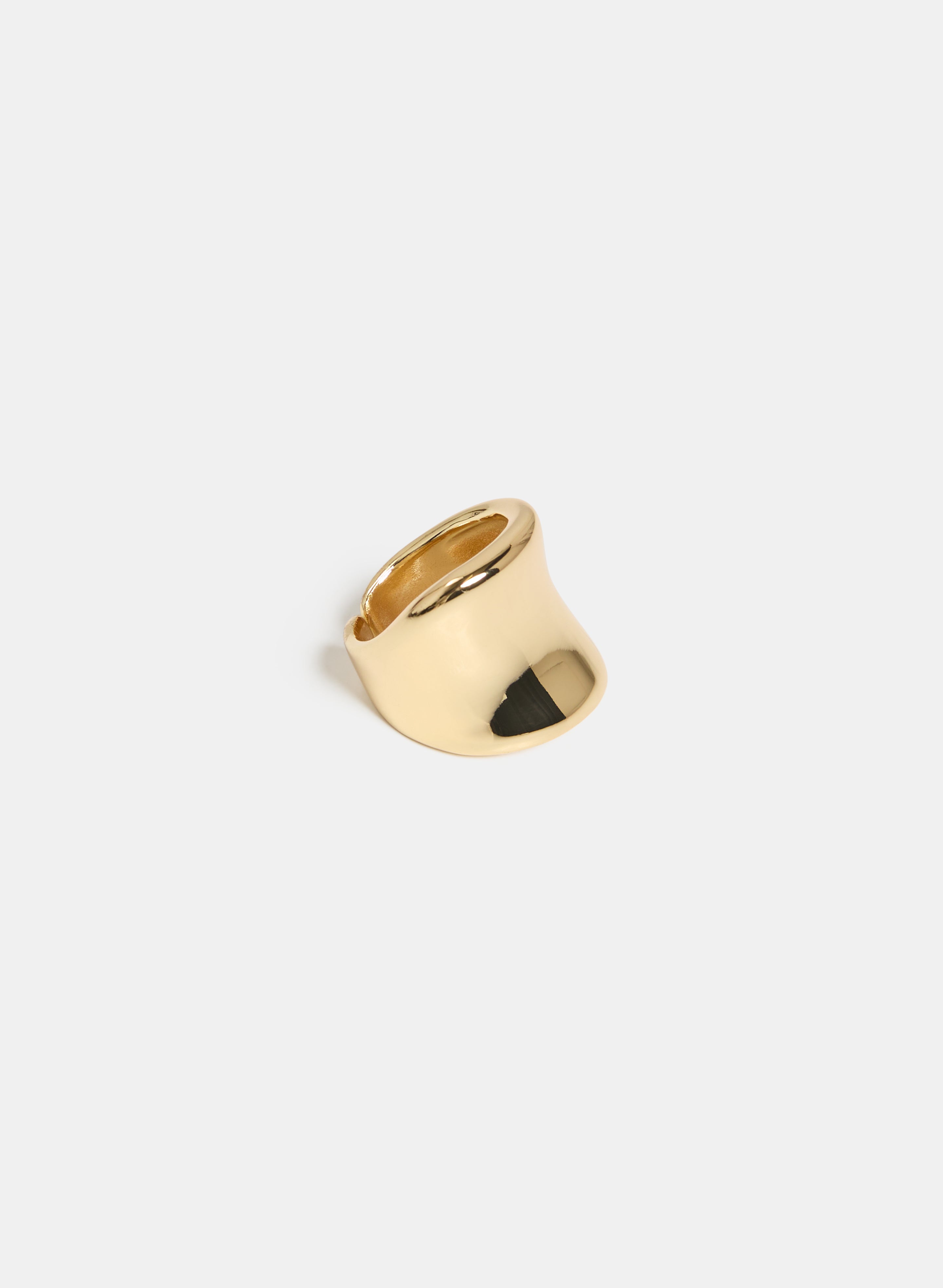 Elegant Curved Gold Ring for Women - Laura 7010773 5666 700 | Perfect for Weddings, Parties & Everyday Wear
