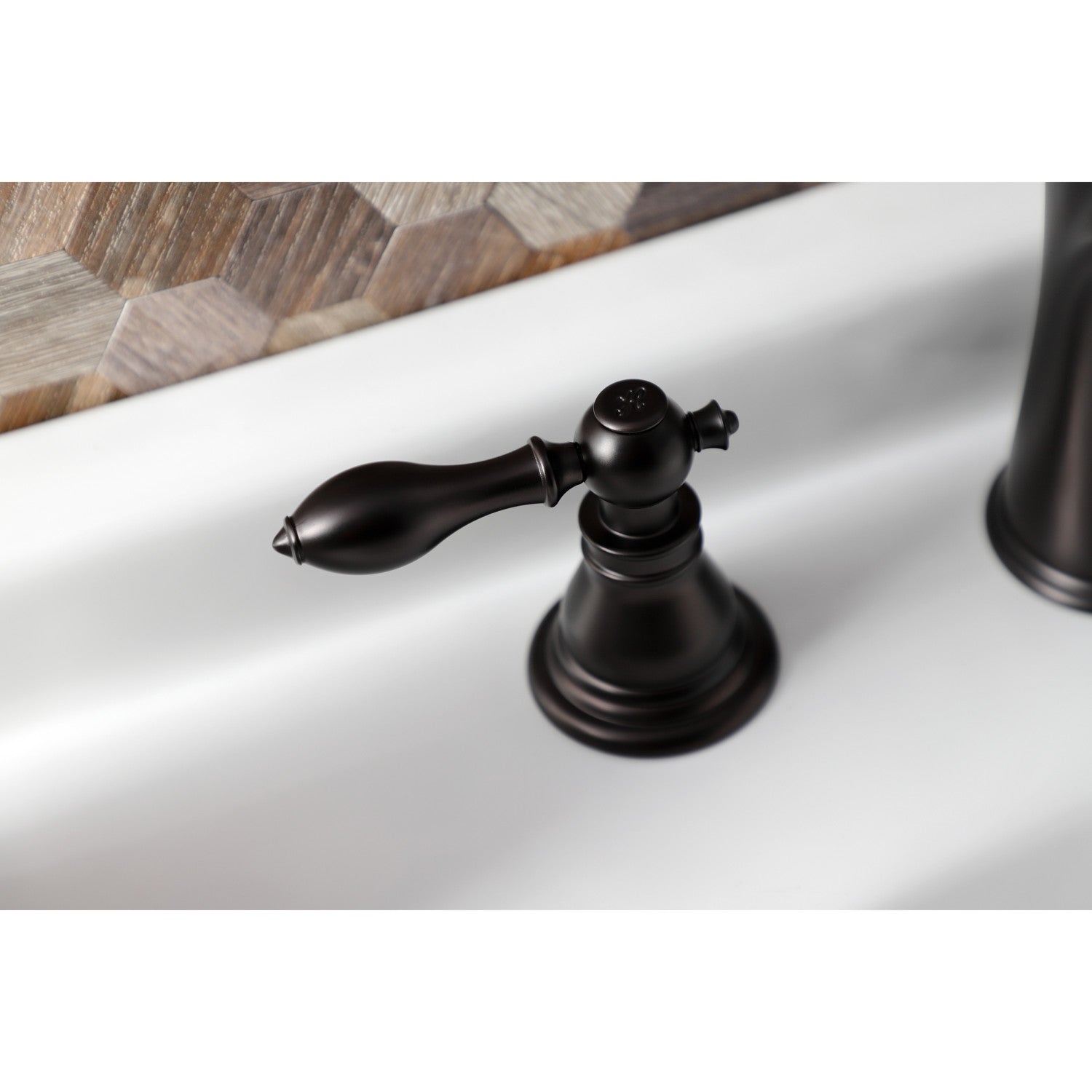 American Classic KB7965ACL Oil Rubbed Bronze Widespread Bathroom Faucet - 3 Hole Deck Mount with Pop Up Drain - Perfect for Modern Bathroom Vanities and Sink Upgrades