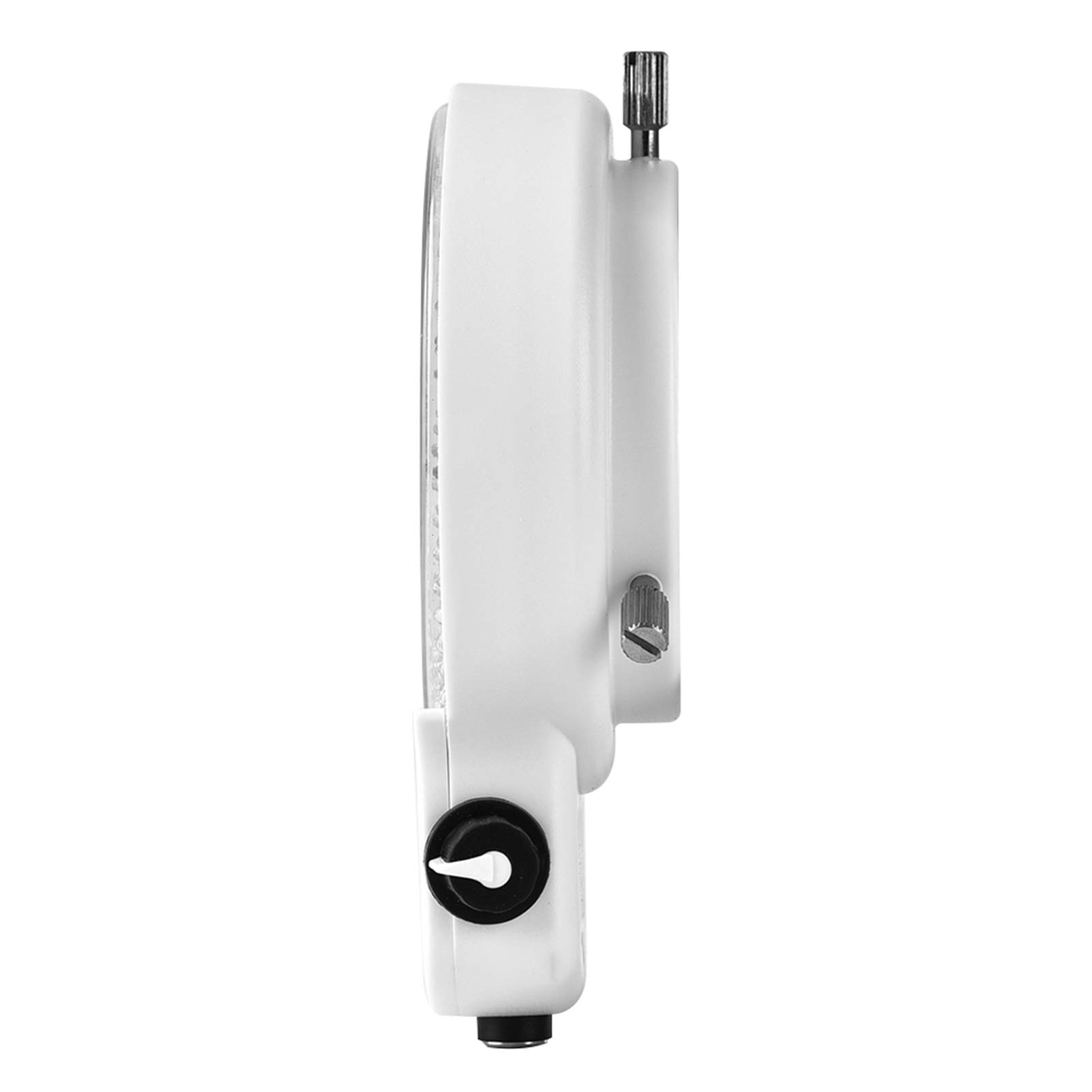 Fydun Microscope LED Ring Light - 144 Adjustable LED Beads, Dimmable Illumination for Stereo Microscopes & Camera Photography (White/Black) - Perfect for Lab Research, Jewelry Inspection & PCB Repair