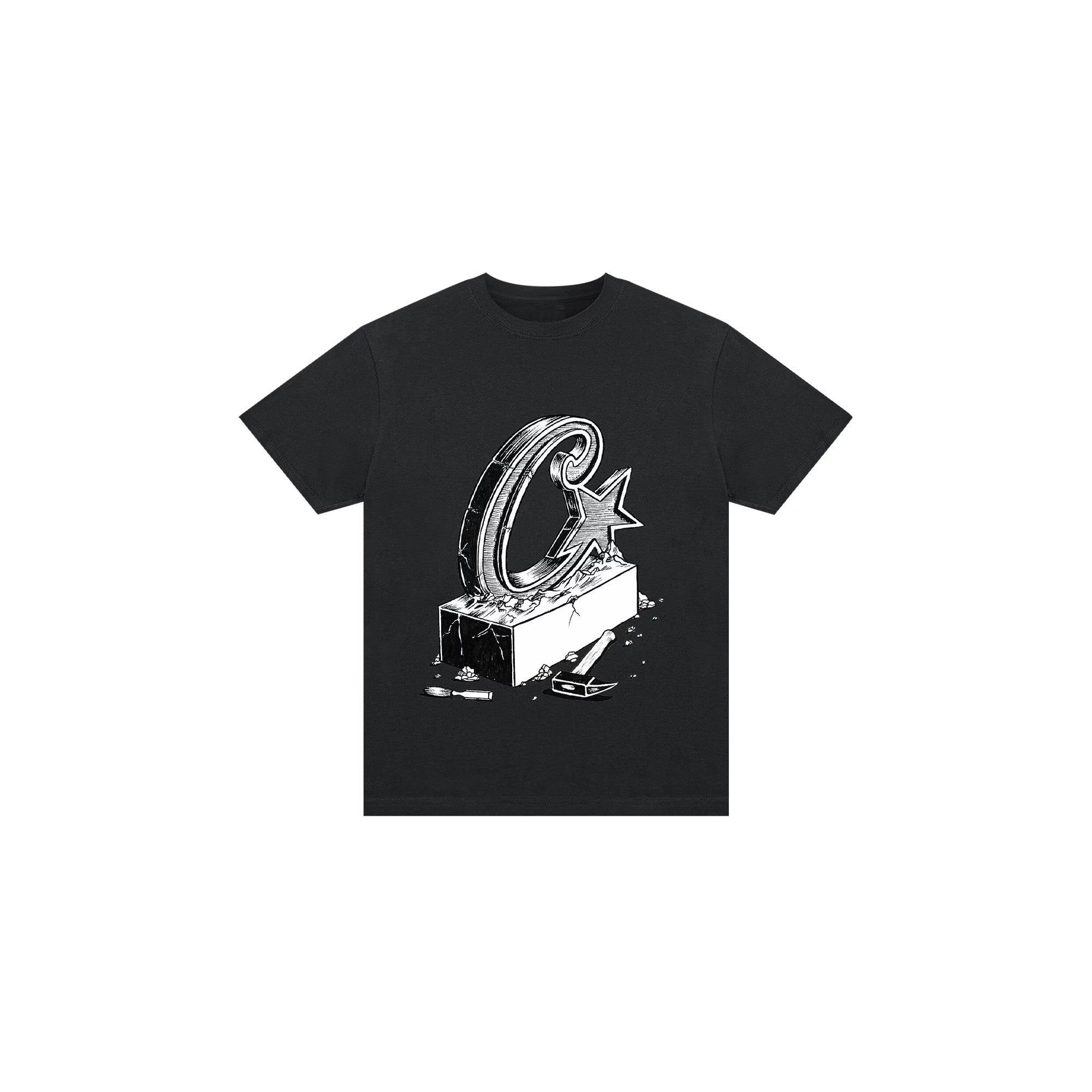 Corteiz Chisel Tee - Premium Black Cotton T-Shirt for Men | Streetwear Fashion & Casual Wear | Perfect for Everyday Outfits, Gym, and Urban Style