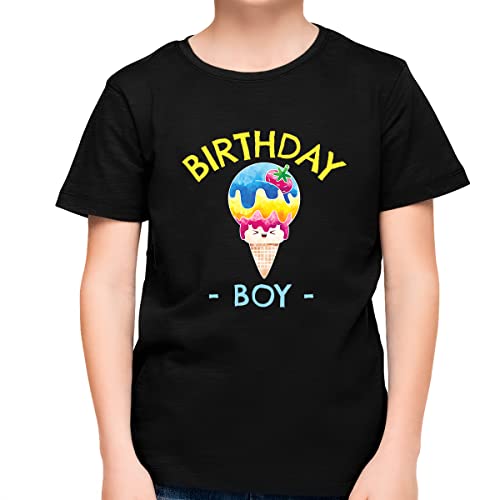 Birthday Shirt for Boys - Cute Ice Cream Themed Birthday Outfit - Perfect Gift for Birthday Boy | Great for Birthday Parties & Celebrations