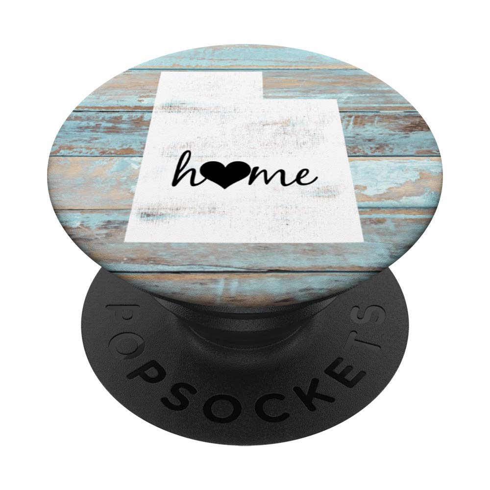 Utah Rustic Home Pride US State Distressed Look Wall Decor - Vintage Style Wooden Sign for Farmhouse, Cabin & Western Themed Rooms