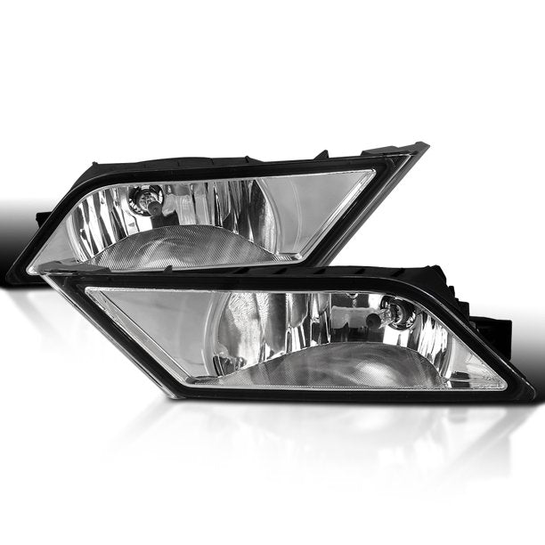2011-2013 Honda Odyssey Fog Lights Kit - Clear Driving Lights with Bulbs & Switch - Complete Left+Right Pair Assembly - Perfect for Night Driving & Bad Weather Visibility