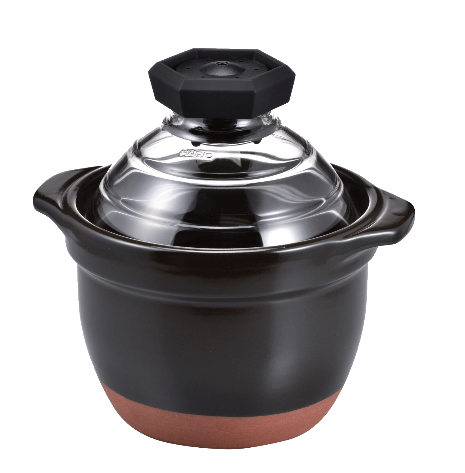 Hario Gohangama Small Rice Cooker with Glass Lid - Perfect for Dorm Rooms, Small Kitchens & Travel