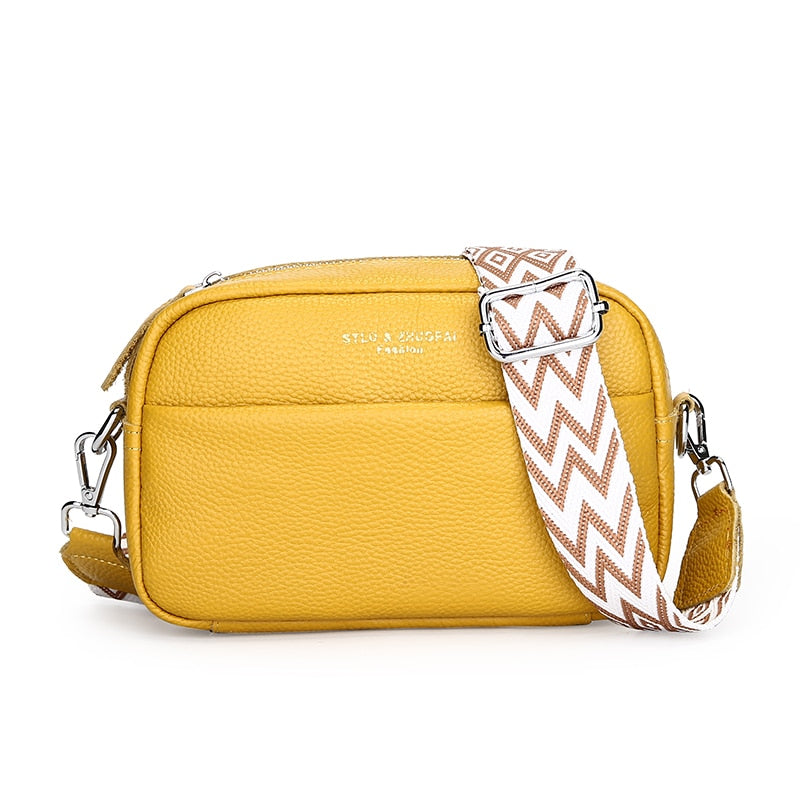 Genuine Leather Women's Crossbody Bags - Stylish & Durable Handbags for Everyday Use, Travel, Work & Shopping