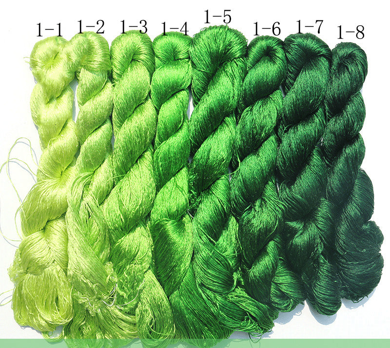 400m Suzhou Embroidery Mulberry Silk Thread - Premium Handmade Chinese Embroidery Yarn for DIY Crafts, Needlework & Home Decor (Color: 001) - Perfect for Traditional Costumes, Wedding Dresses & Art Projects