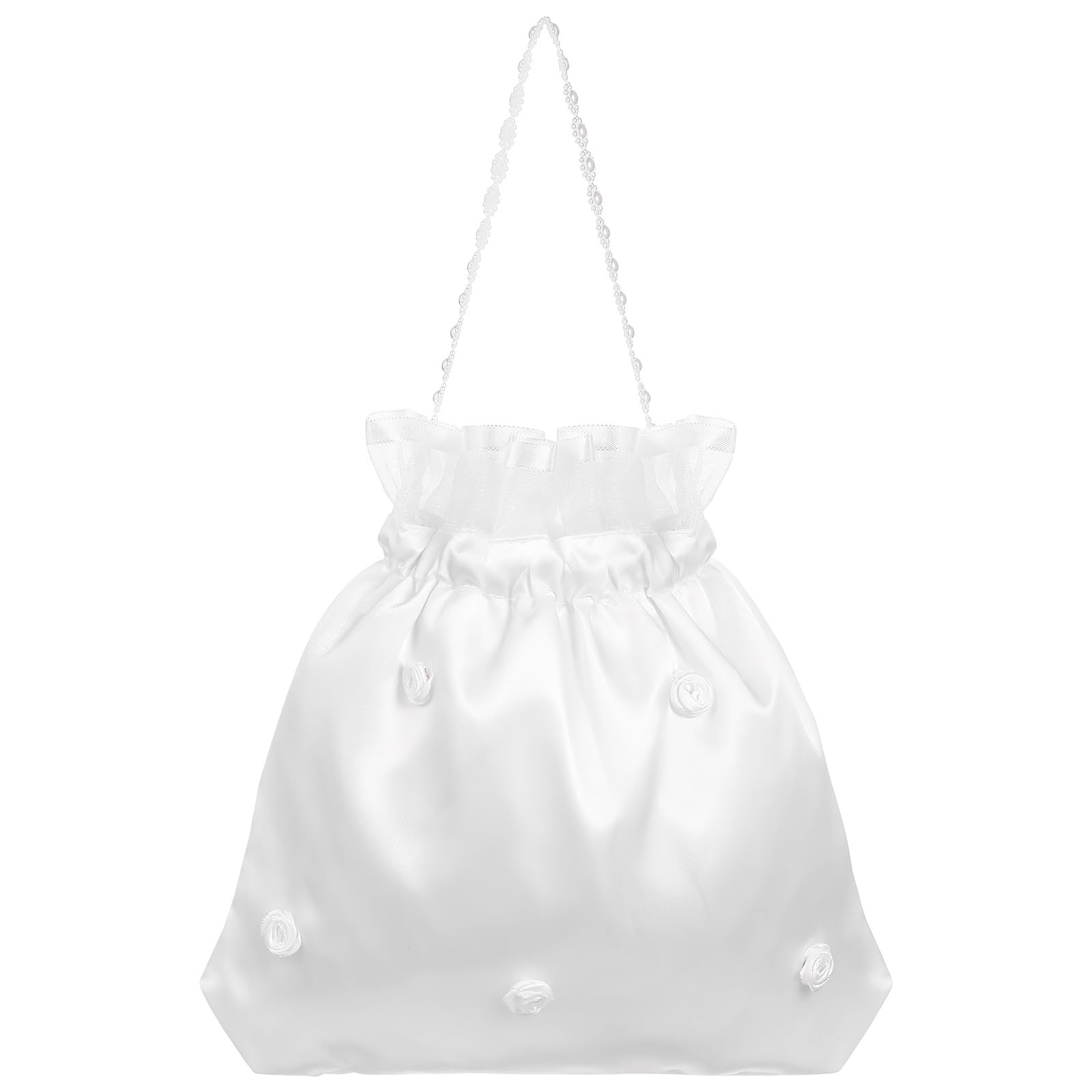 Balacoo Large Wedding Money Tote Bag - Elegant Bridal Dolly Bag for Money Dance, Cash Gifts & Reception | Perfect for Wedding Celebrations, Bridal Showers & Special Events