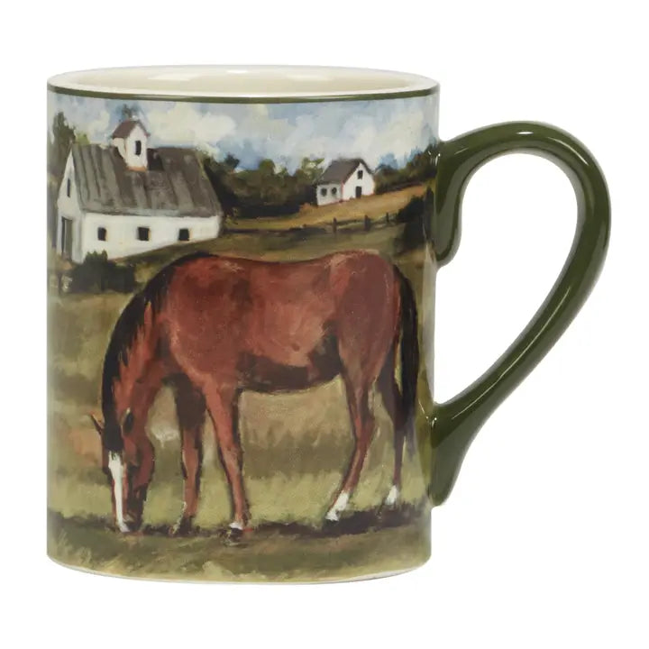 Premium Stables Dinnerware Set - Elegant Porcelain Plates, Bowls & Mugs for Fine Dining - Perfect for Wedding Registry, Anniversary Gifts & Upscale Dinner Parties