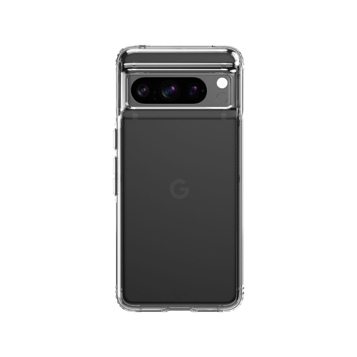 Tech21 EvoClear Shockproof & Scratch-Resistant Phone Case for Google Pixel 8 Pro - Crystal Clear Protective Cover for Everyday Use, Work & Travel