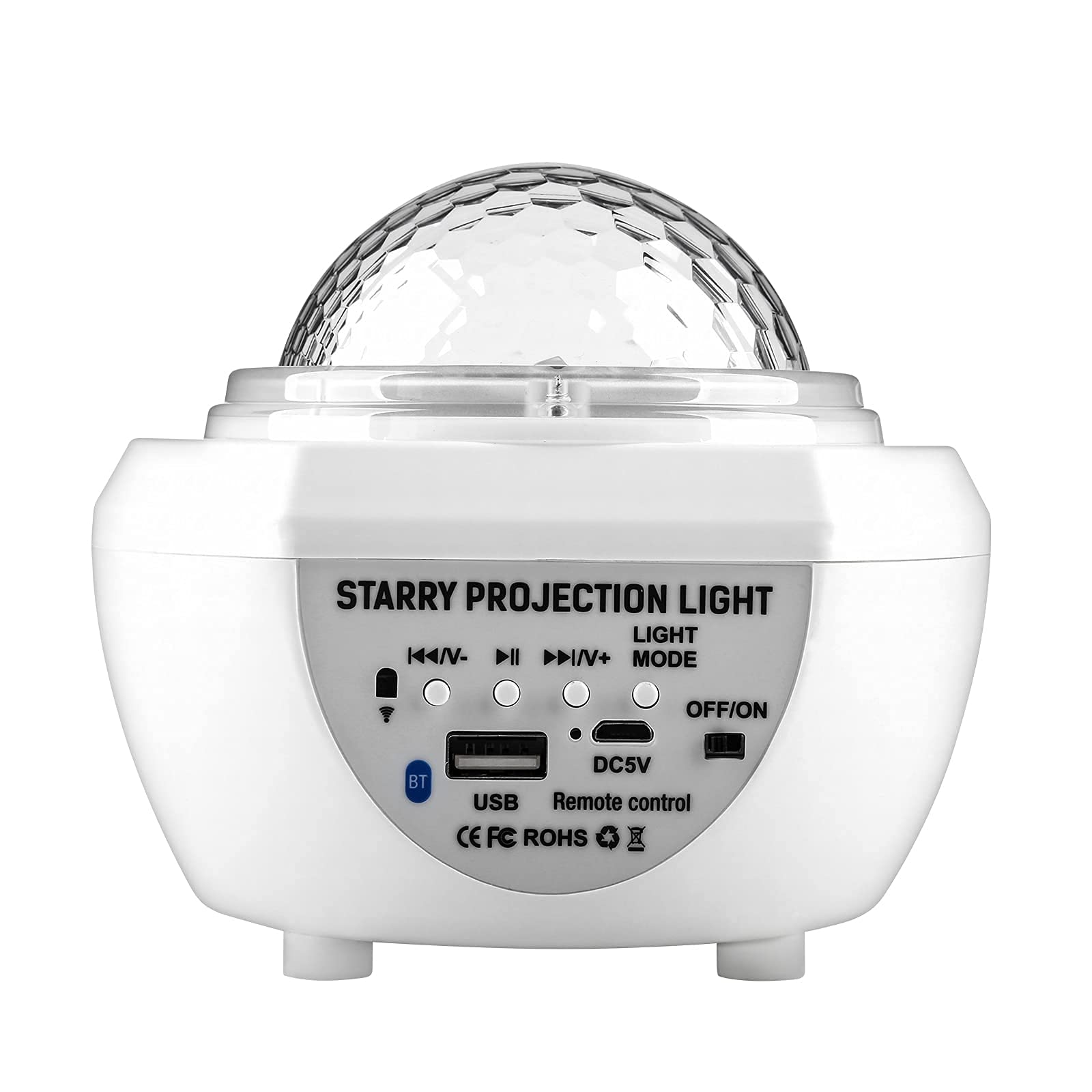 Bluetooth Projector Night Light for Kids Bedroom - Starry Sky Projection with Built-in Speaker for Relaxing Music & Sleep Aid - Perfect for Nursery, Bedtime Stories & Room Decor