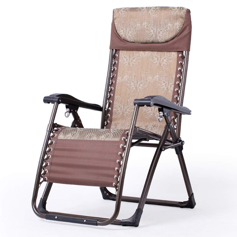ZHIRONG Zero Gravity Lounge Chair - Adjustable Sun Lounger for Patio, Outdoor, Yard & Beach - Heavy Duty 350lbs Capacity Folding Chair - Perfect for Relaxing, Sunbathing & Backyard Lounging