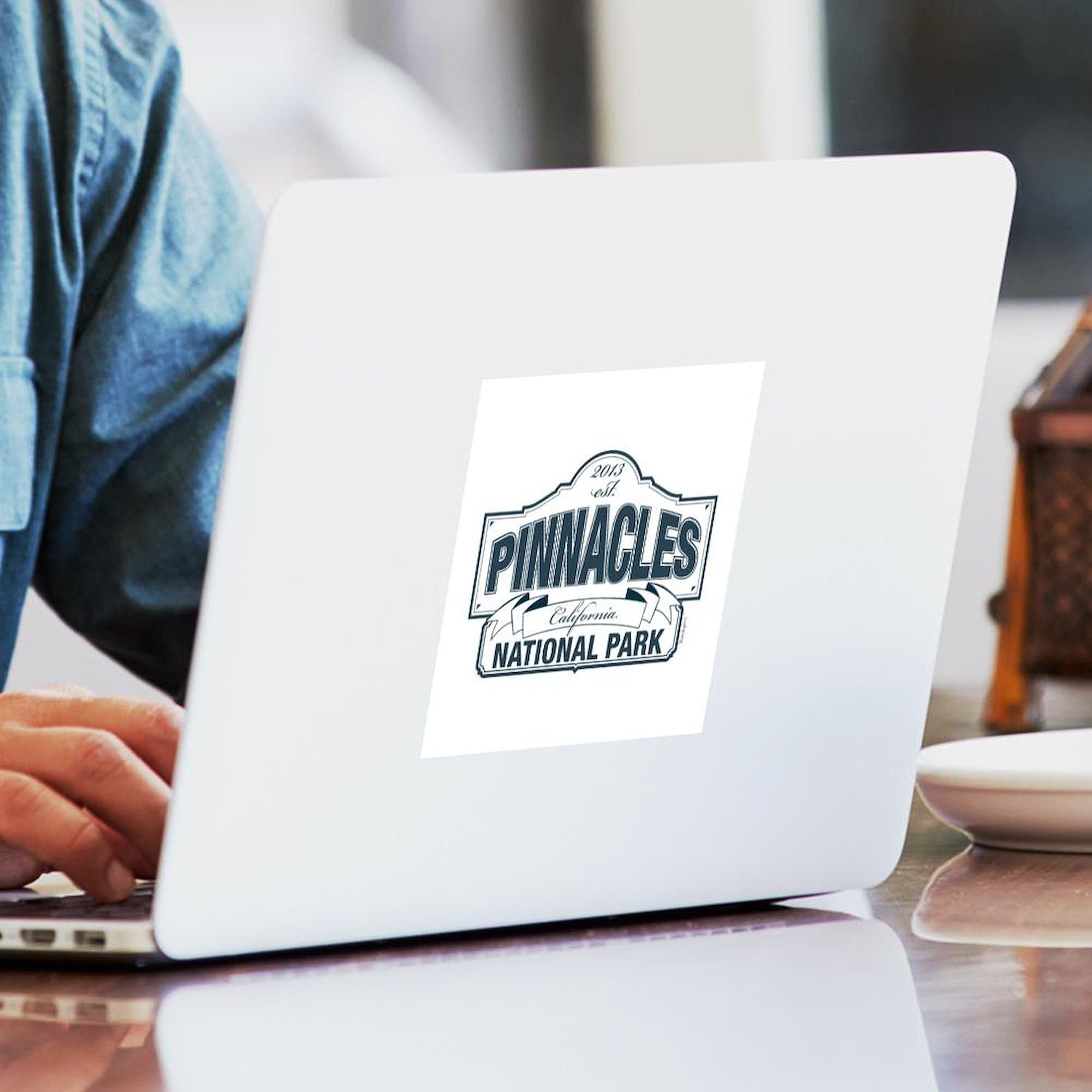 Pinnacles National Park 3x3 Inch Square Bumper Sticker - Waterproof Vinyl Car Decal for Windows, Laptops & Travel Gear - Perfect for Outdoor Enthusiasts & National Park Collectors