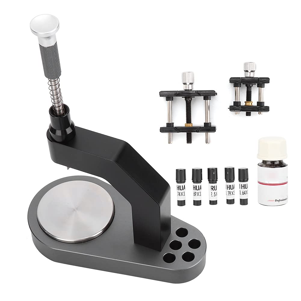 Professional Watch Dial Feet Repair Welding Machine - Watch Face Welding Tool Kit with 5 Nail Barrels & 2 Movement Bases for Watchmakers | Perfect for Watch Repair Shops, Jewelry Workshops & Home Watch Maintenance
